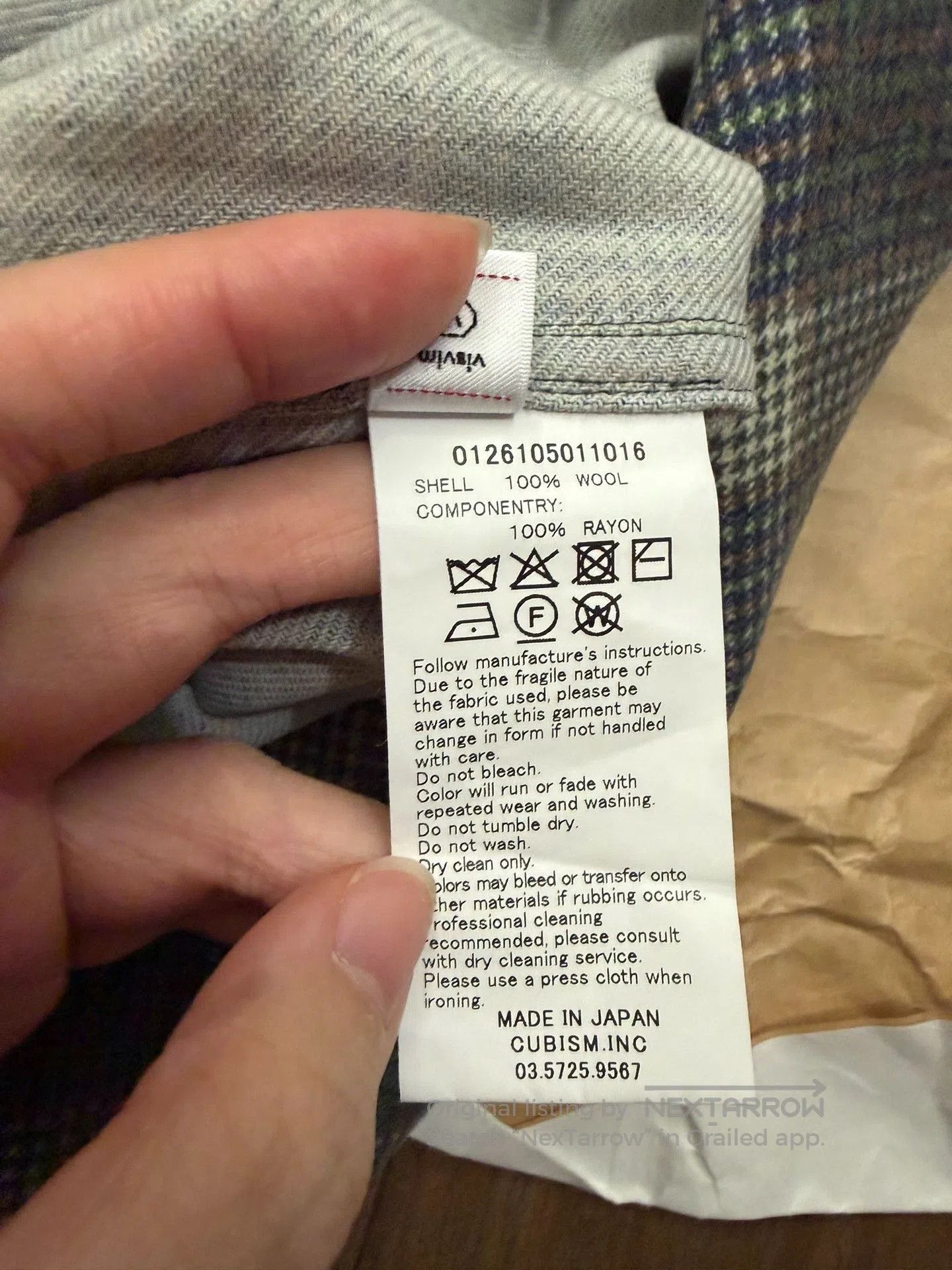 Visvim visvim FOUR CORNERS CHECK Wool L/S Shirt. Size US XL / EU 56 / 4 - 4 Thumbnail