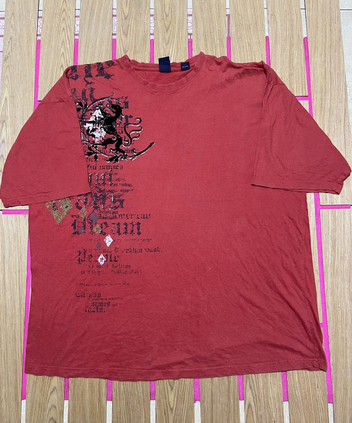 If Six Was Nine Y2K KANI GOLD oversized short sleeve t-shirt Size US XXL / EU 58 / 5 - 1 Thumbnail
