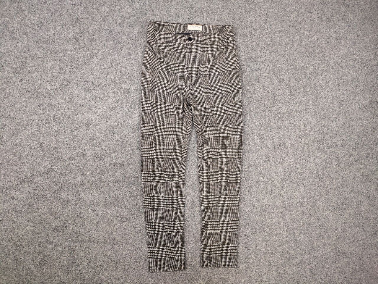 Yves Saint Laurent Saint Laurent check Skinny Jersey Leggings Trousers pants Size 30" / US 8 / IT 44 - 10 Thumbnail