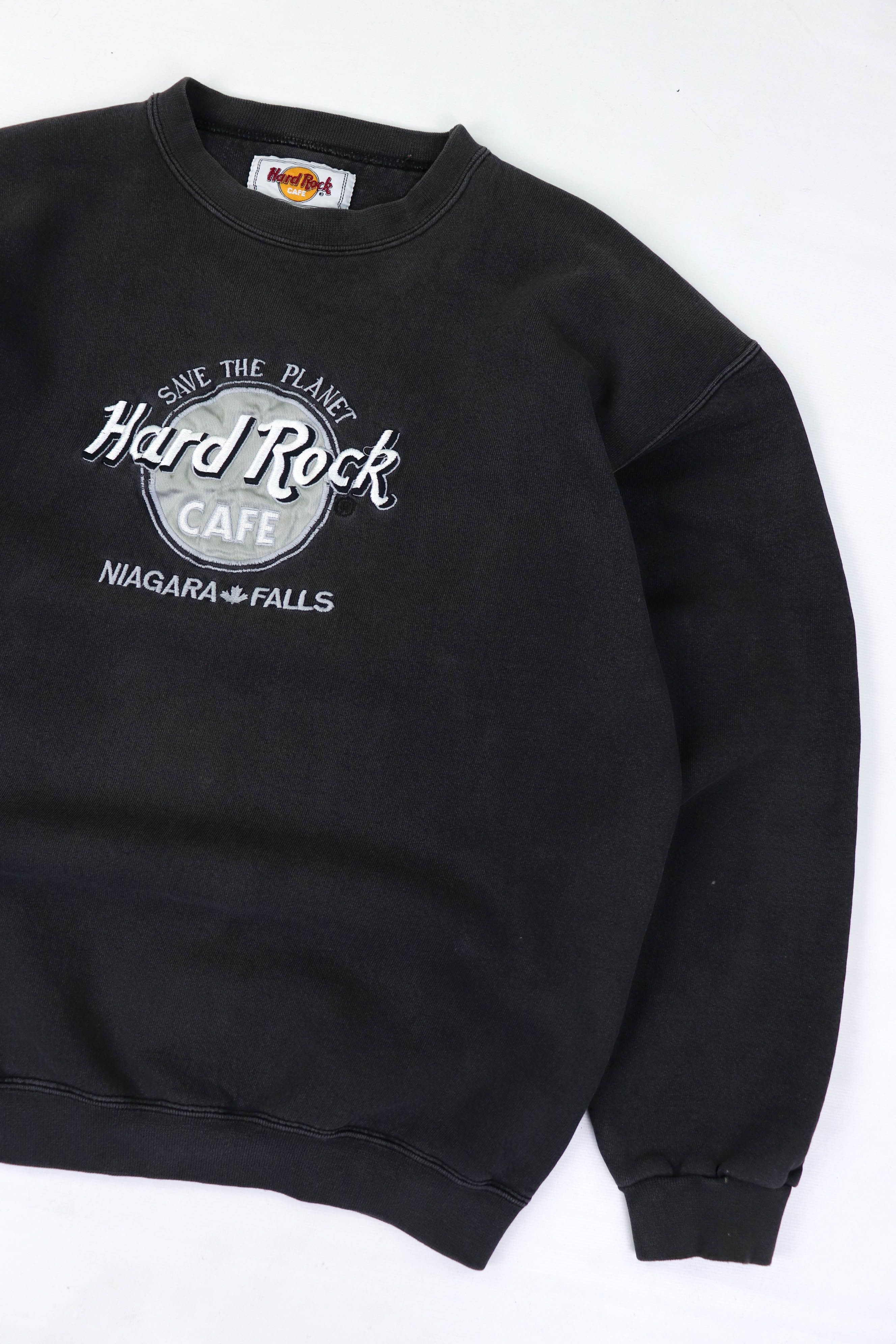 Hard Rock Cafe Hard Rock Cafe 90s Vintage Made in USA Distressed Sweatshirt Size US L / EU 52-54 / 3 - 5 Thumbnail