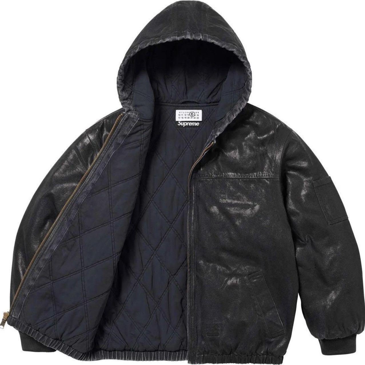 Maison Margiela × Supreme Supreme x MM6 Foil Hooded Work Jacket Size US M / EU 48-50 / 2 - 2 Thumbnail