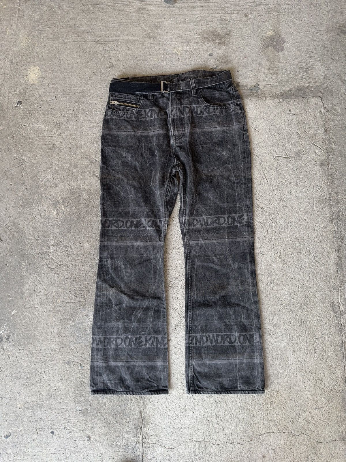 Sacai Sacai x Eric Haze — Graffiti Denim Size US 32 / EU 48 - 1 Thumbnail