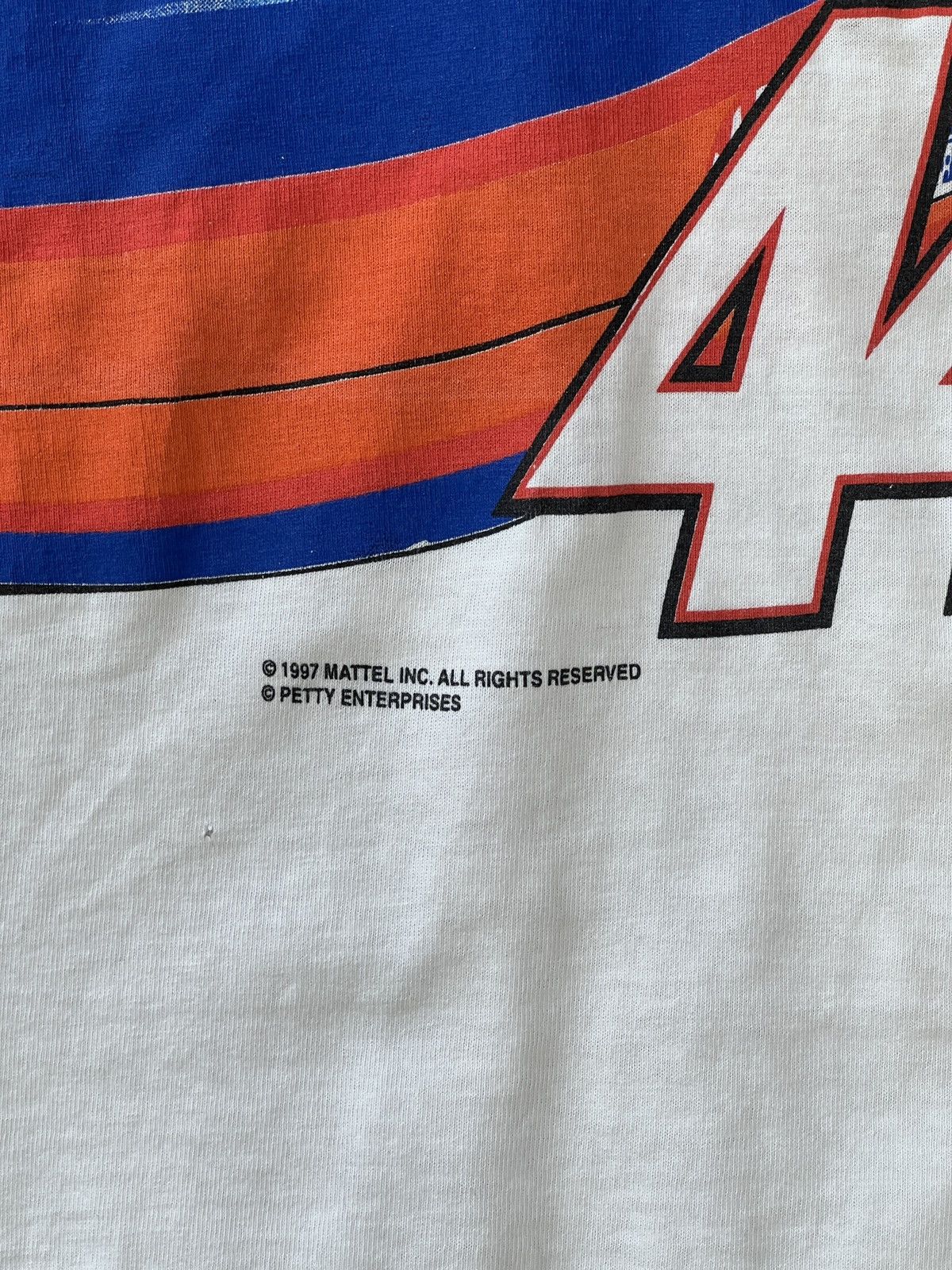 NASCAR Vintage 1997 Kyle Petty Track Attack Hot Wheels Tee XXL Size US XXL / EU 58 / 5 - 11 Thumbnail