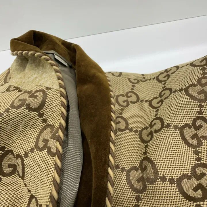 Gucci Gucci Gucci Brown GG Canvas Oversized Jacket -2506 Size US XXL / EU 58 / 5 - 5 Thumbnail