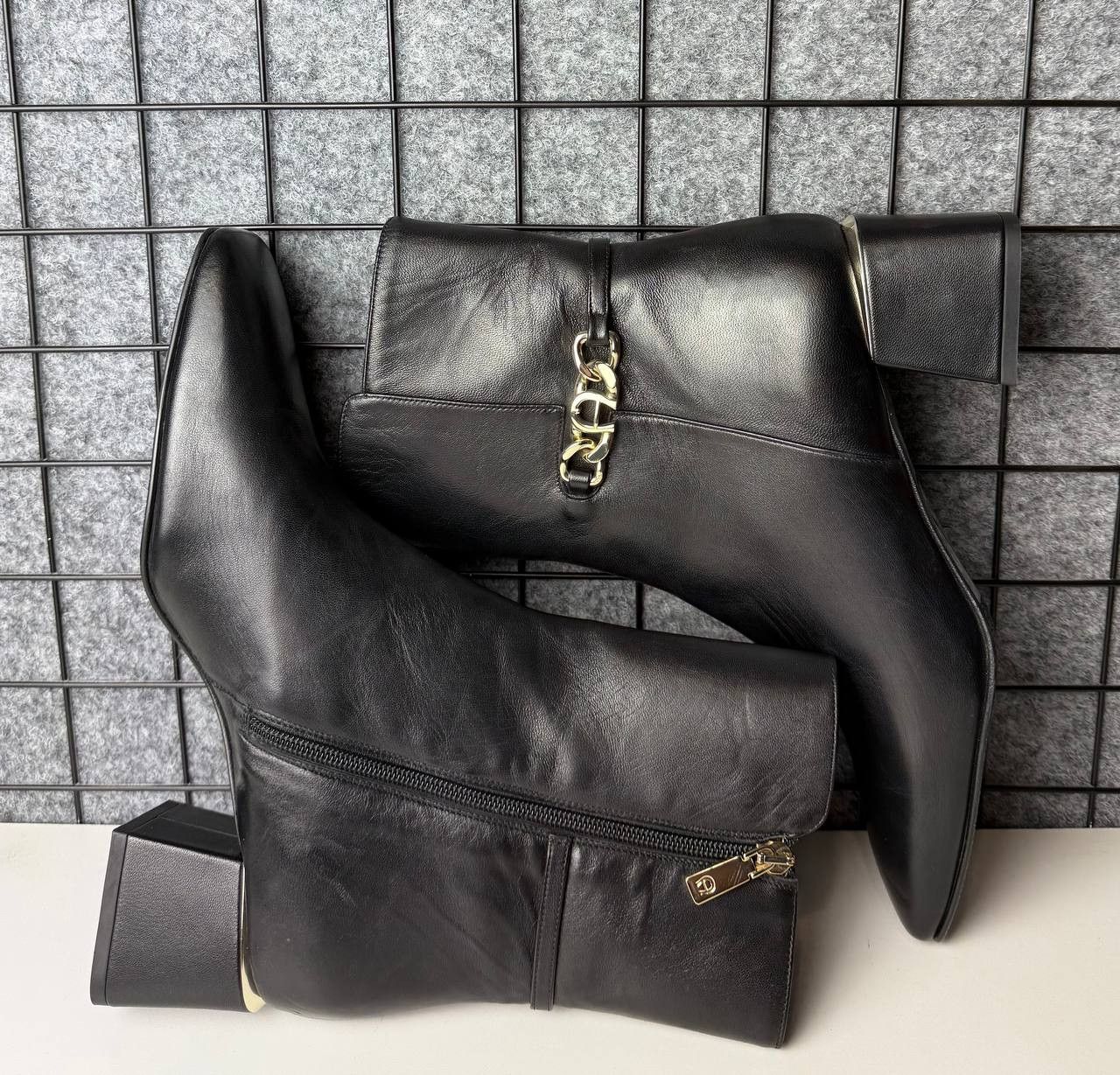 Leather Aigner Ankle Leather Boots wmns Size US 11 / IT 41 - 4 Thumbnail