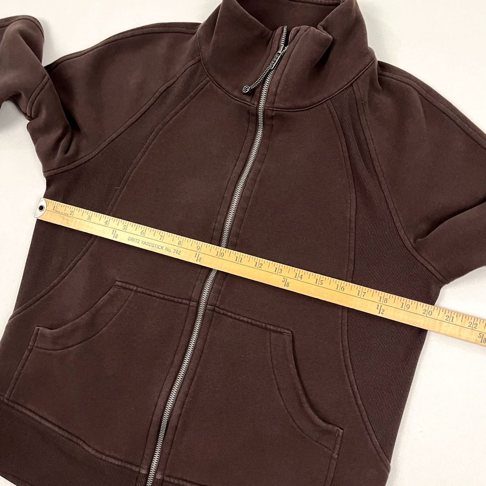 Lululemon Lululemon Scuba Jacket Womens S Brown Oversized Full Zip Funnel Neck Cozy Size S / US 4 / IT 40 - 5 Thumbnail