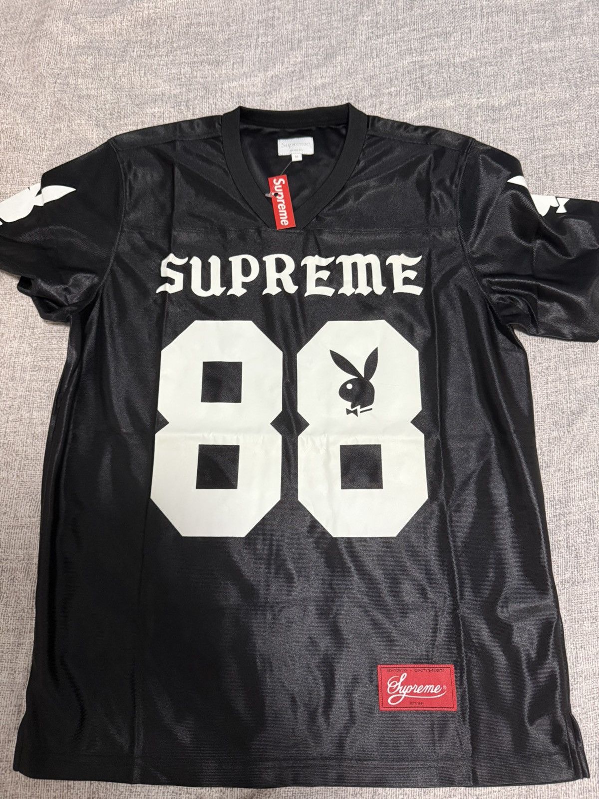 Supreme Supreme playboy 14ss football top Jersey T-shirt Size US M / EU 48-50 / 2 - 1 Thumbnail