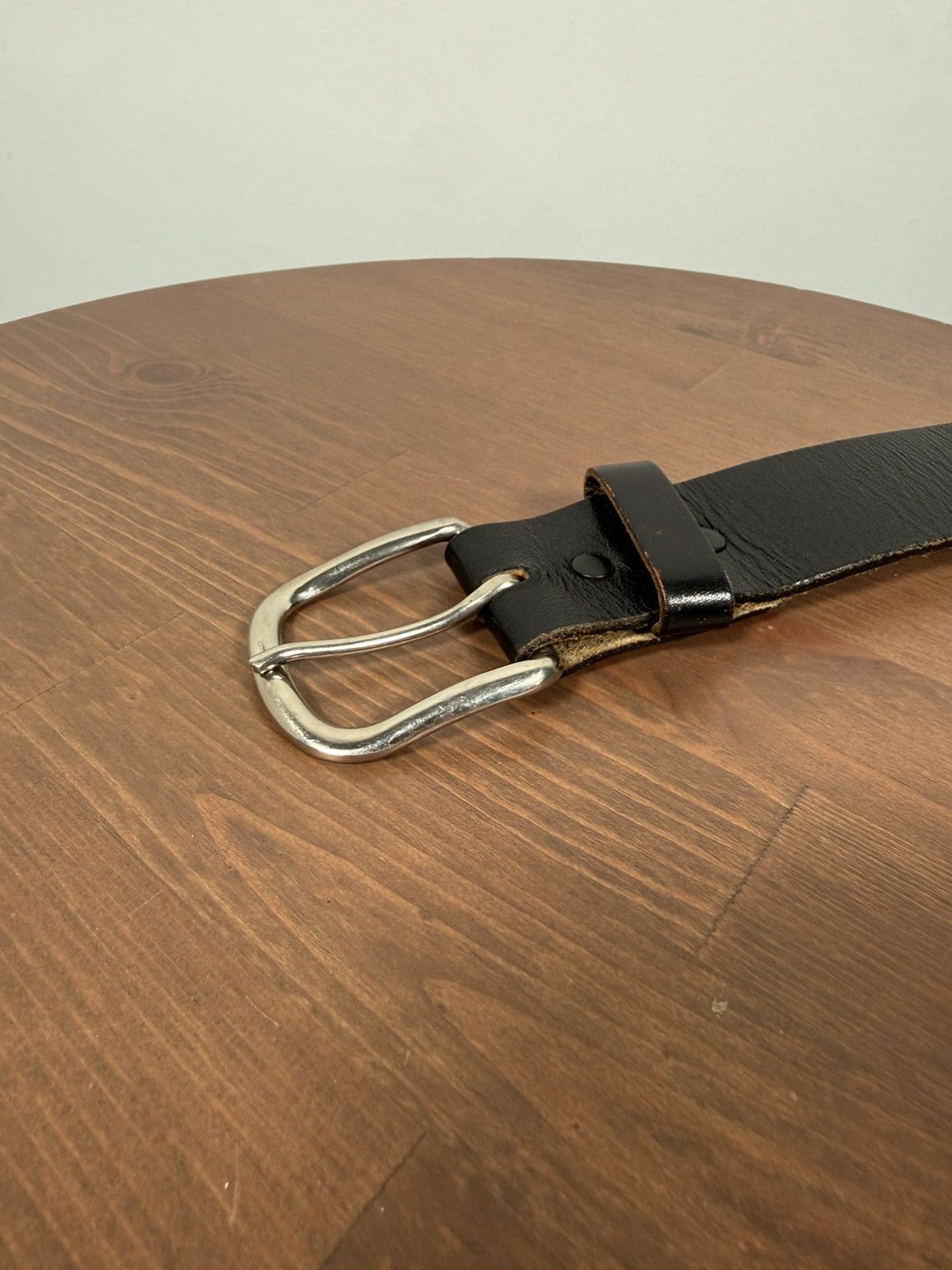 Harley Davidson Y2K Made in USA Harley Davidson Black Leather Belt Size 32 - 5 Thumbnail