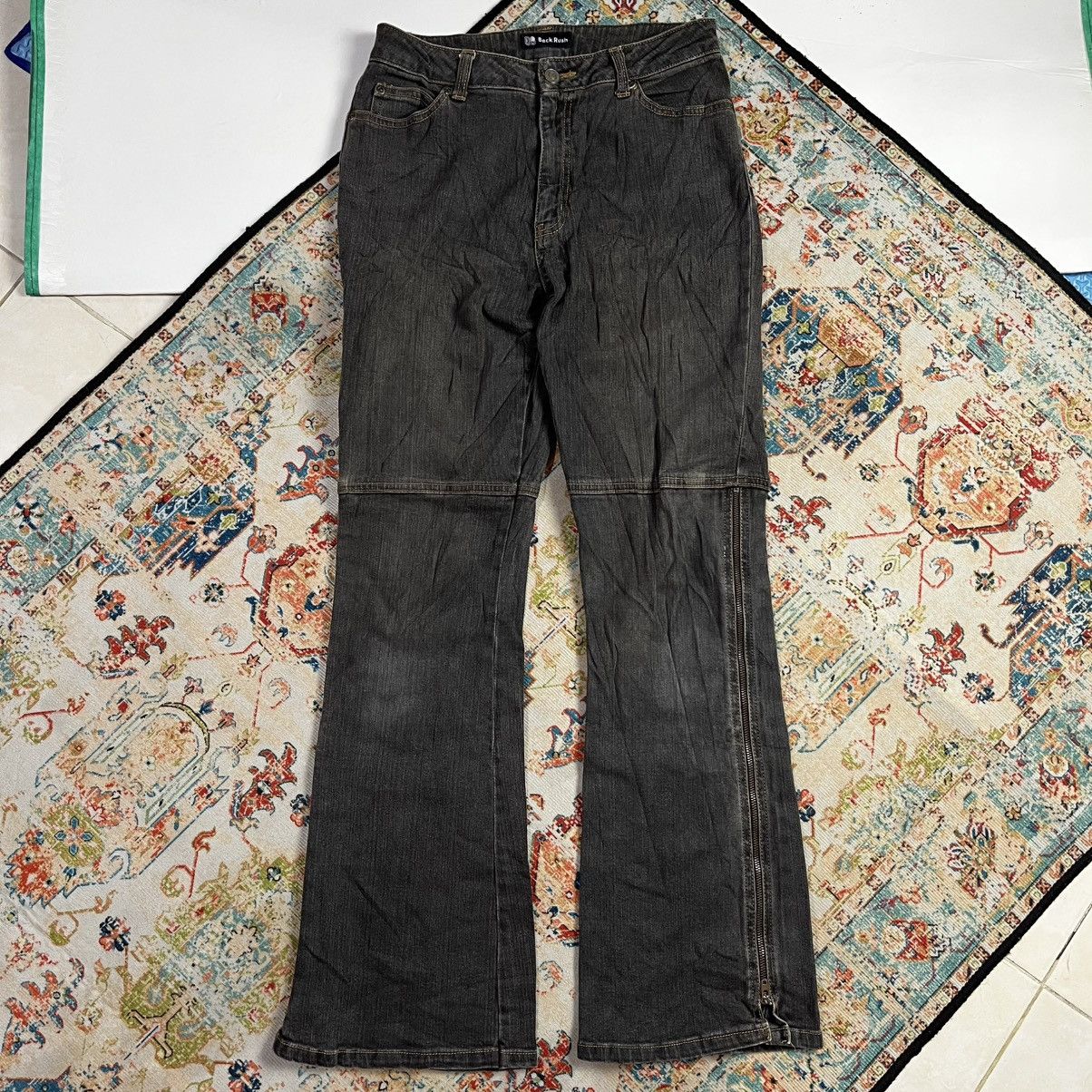 Japanese Brand Vintage Back Rush flare pants Size US 28 / EU 44 - 3 Thumbnail