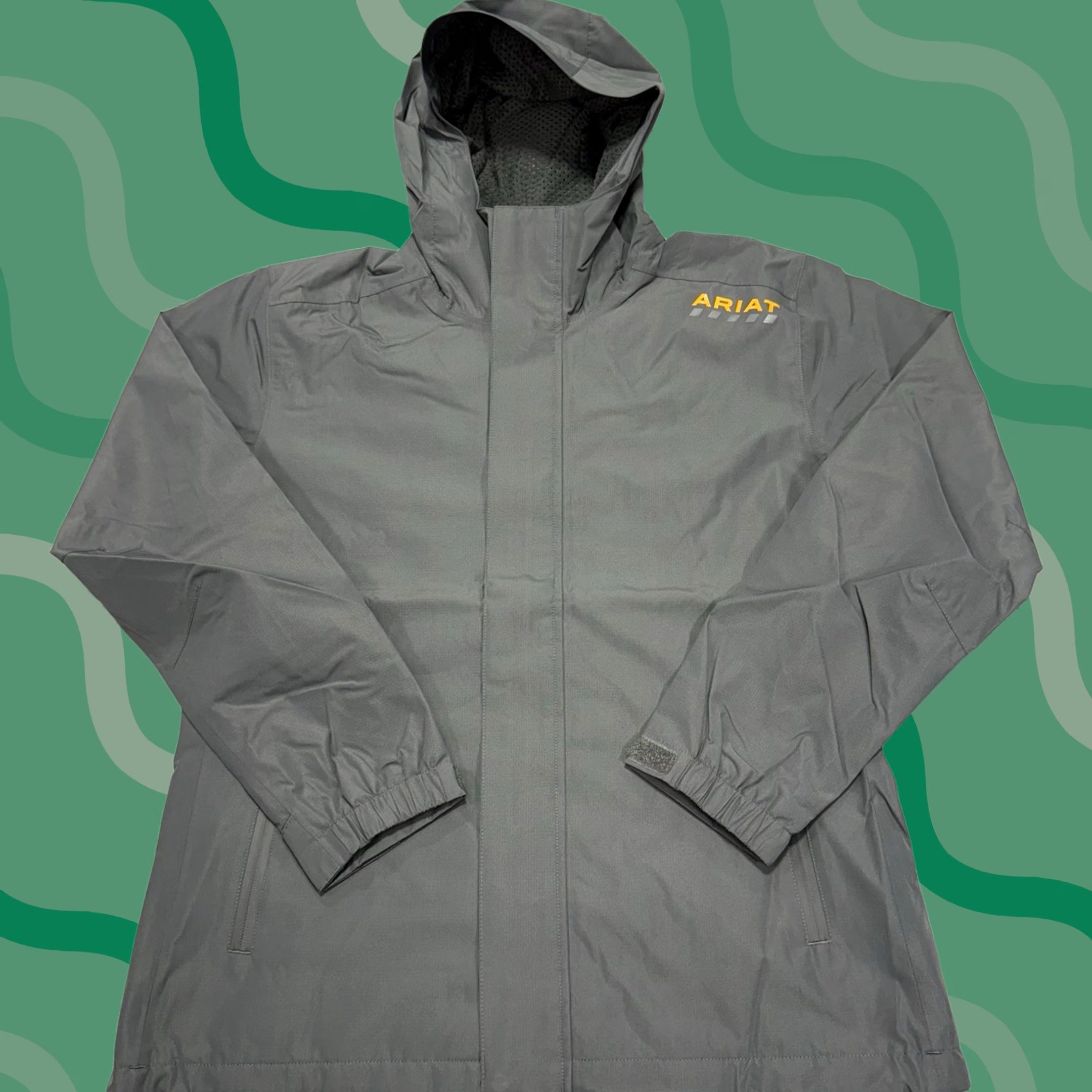 Ariat Ariat Rebar Jacket Womens M Gray Stormshell H20 Waterproof Rain Coat 10062724 Size M / US 6-8 / IT 42-44 - 1 Thumbnail