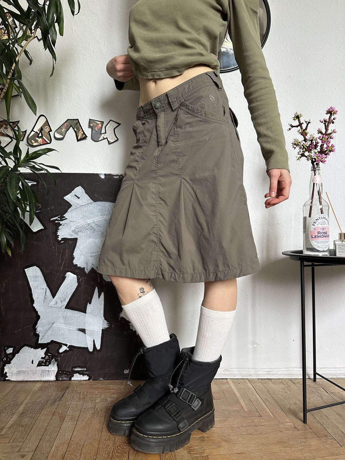 The North Face The North Face Nylon Cargo Outdoor Midi Khaki Skirt Size 27" / US 4 / IT 40 - 9 Thumbnail