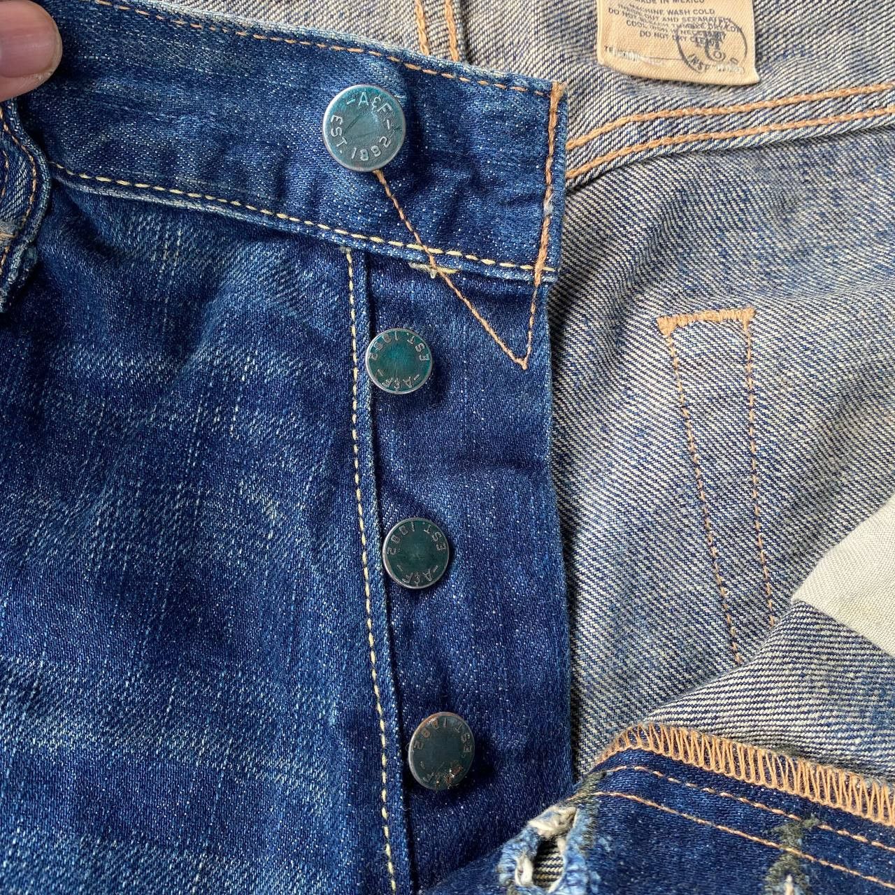 Other DISTRESSED ABERCROMBIE & FITCH BLUEWASH RIPPED DENIM W34X30 Size US 34 / EU 50 - 3 Thumbnail