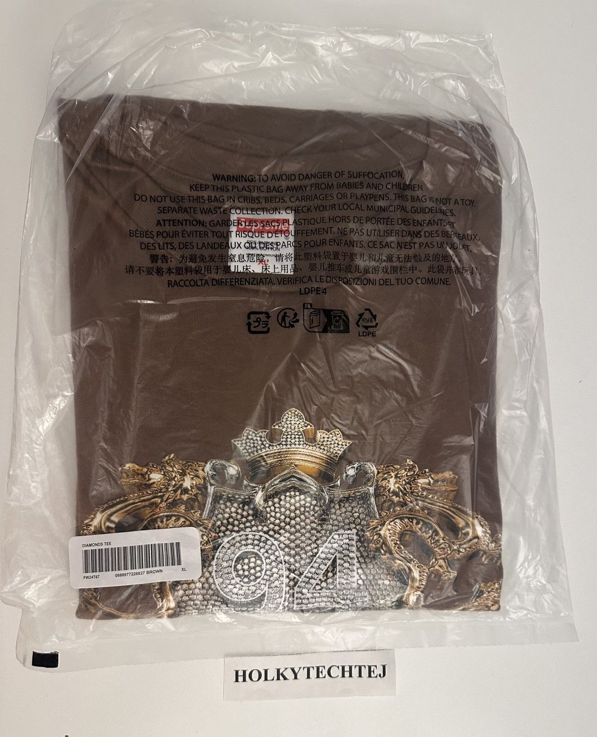 Supreme Supreme Diamonds Tee Size US XL / EU 56 / 4 - 2 Thumbnail