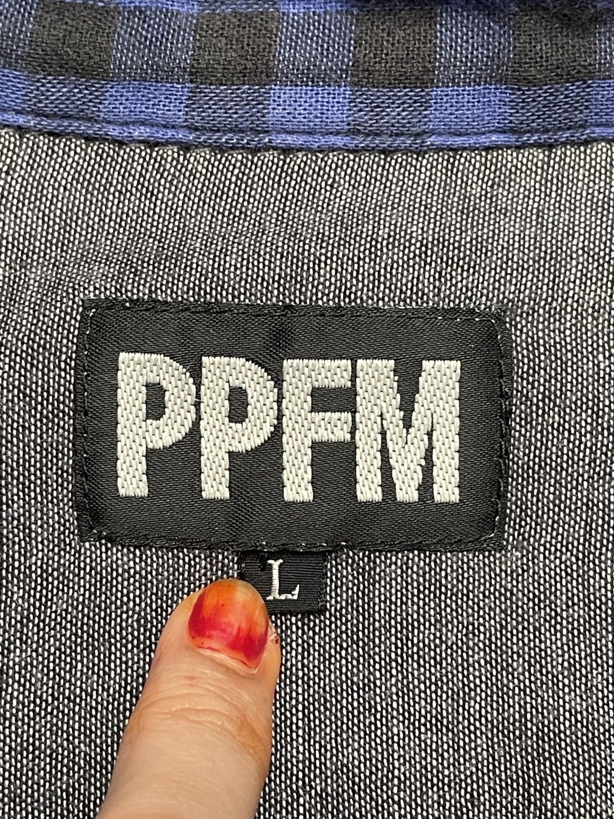Japanese Brand × PPFM × Vintage Vintage Japanese Brand PPFM Shirt 1990s Size US L / EU 52-54 / 3 - 11 Thumbnail