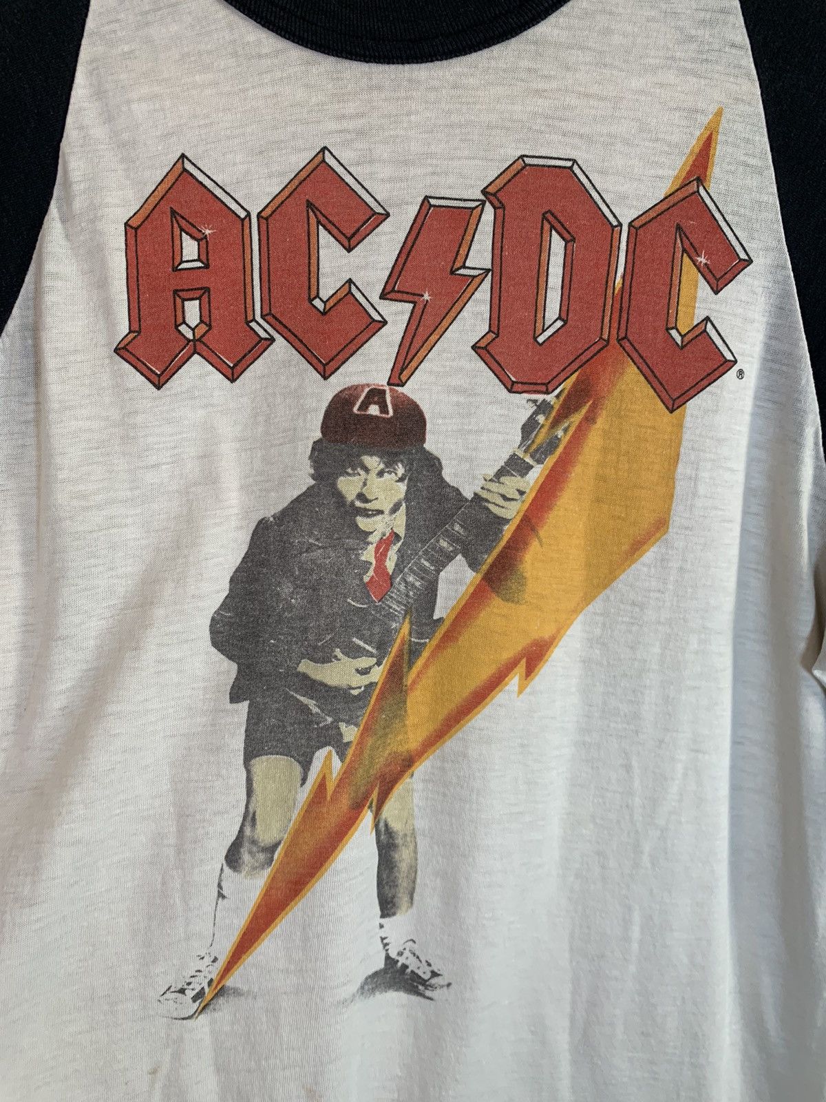 AC/DC × Band Tees × Vintage *RARE* Vintage 1976 AC/DC High Voltage Single Stitch Shirt Size US L / EU 52-54 / 3 - 3 Thumbnail