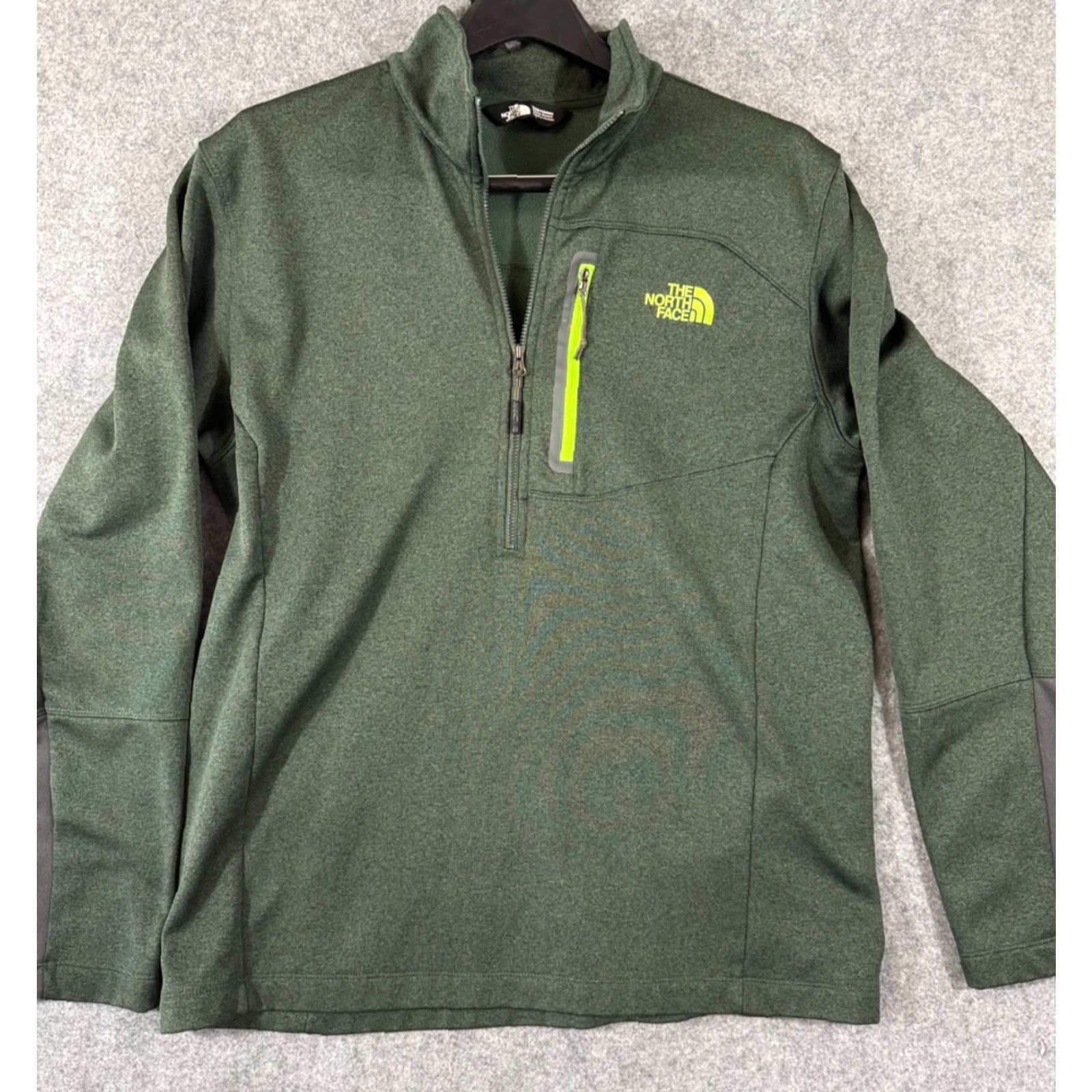 The North Face The North Face Jacket Mens L Green Fleece 1/2 Zip Pullover Stand Up Neck Size US L / EU 52-54 / 3 - 2 Thumbnail