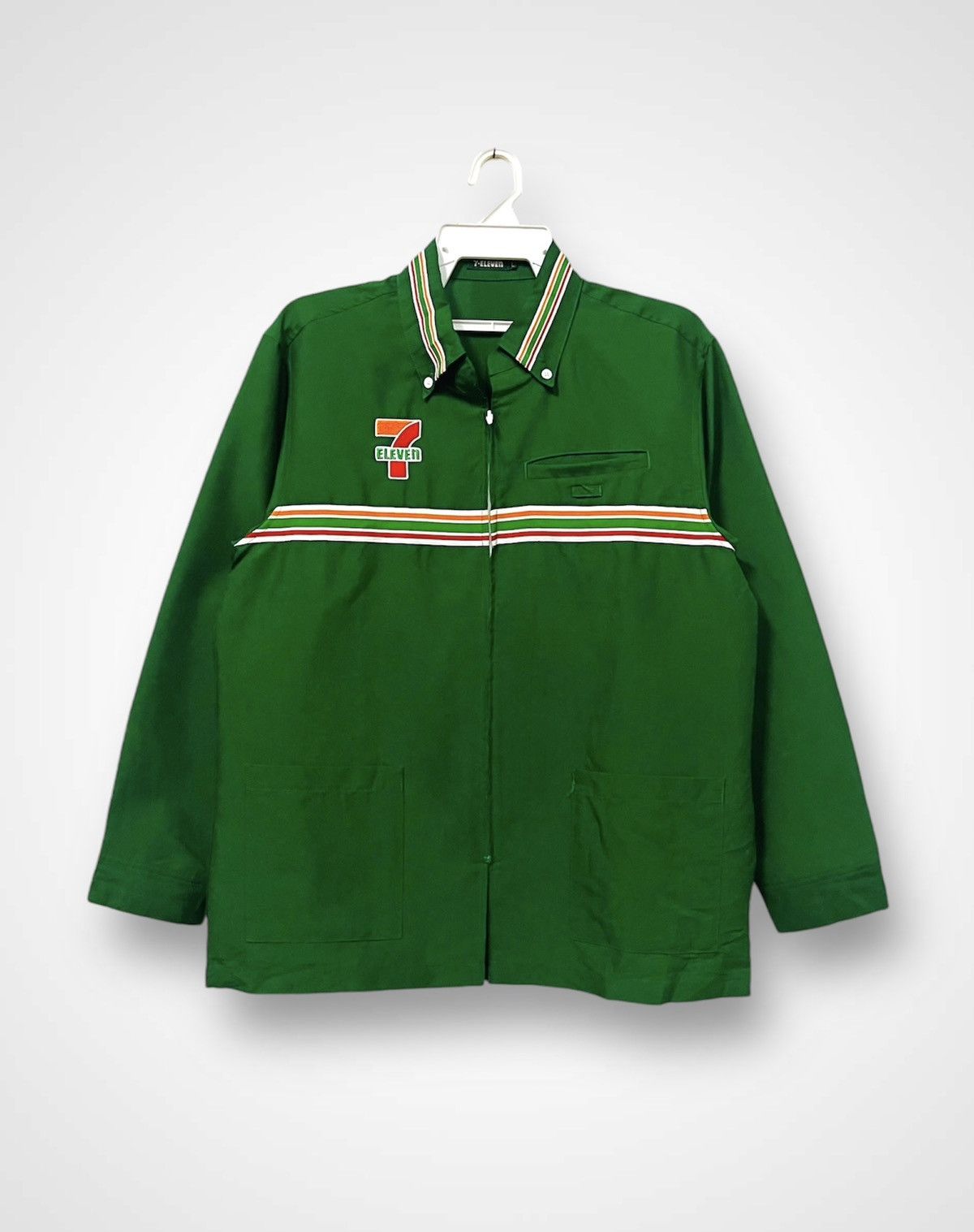Japanese Brand × Vintage 7 Eleven Vintage Formal Shirt Size US L / EU 52-54 / 3 - 1 Thumbnail