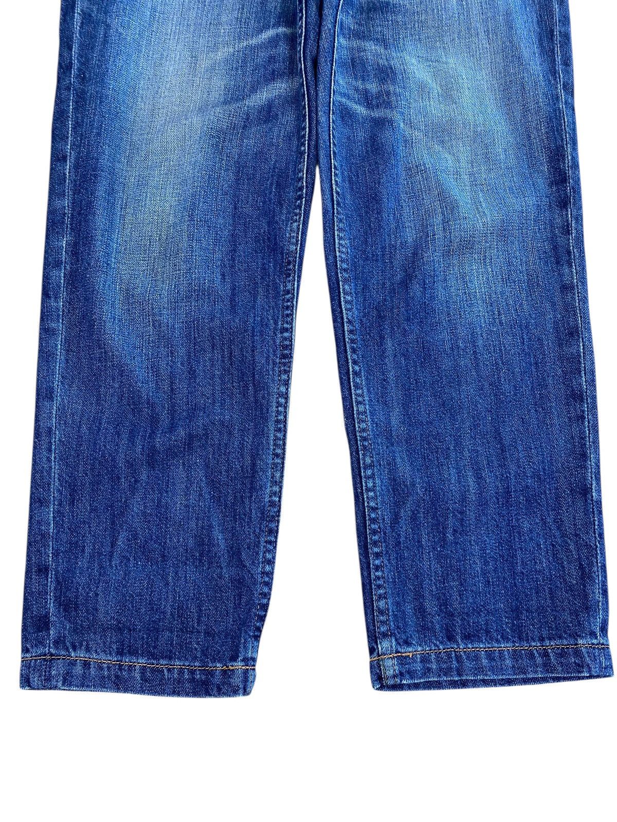 Japanese Brand Japanese Brand Vintage Blue Distressed Straight-Leg Jeans Size US 28 / EU 44 - 5 Thumbnail