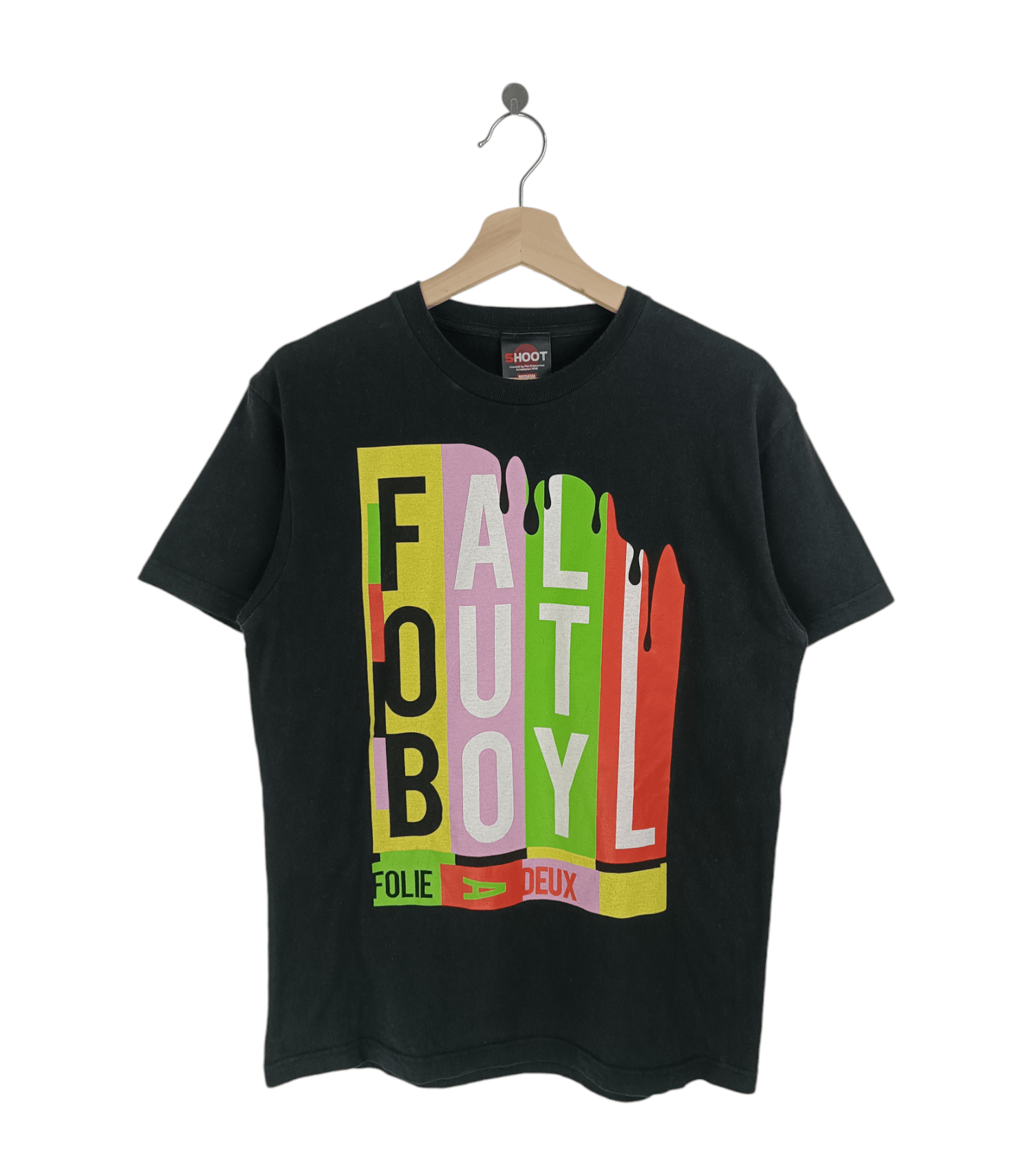 Band Tees VINTAGE Y2K FALL OUT BOY FOLIE A DEUX EMO GOTH MCR ERA Size US M / EU 48-50 / 2 - 1 Thumbnail