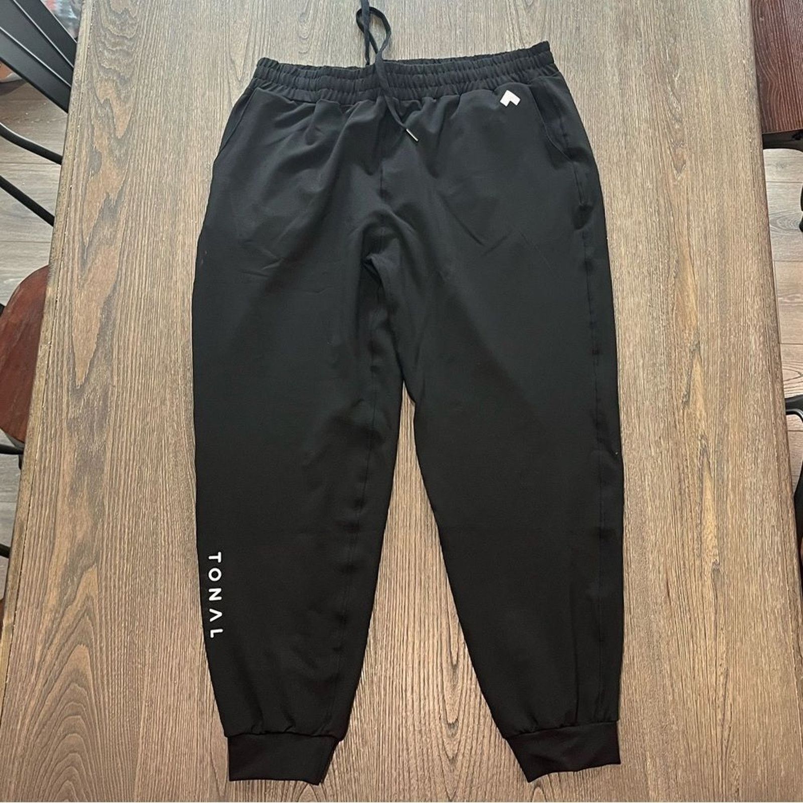 Vintage NWOT Tonal High Rise Athletic Jogger Pants Black Size 2X Size 35" - 1 Thumbnail