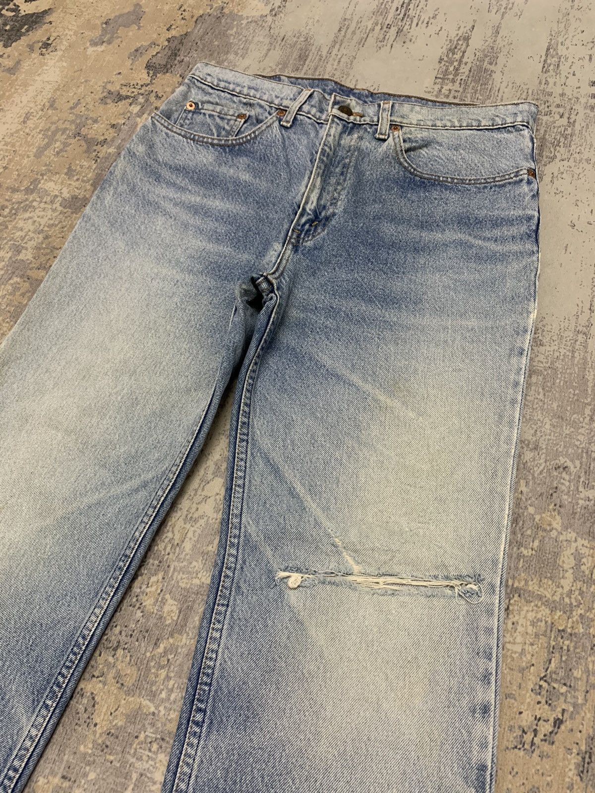 Levi's VTG 90s Levi's Japan 505 Regular Fit Straight Leg Jeans W33 Size US 33 - 3 Thumbnail