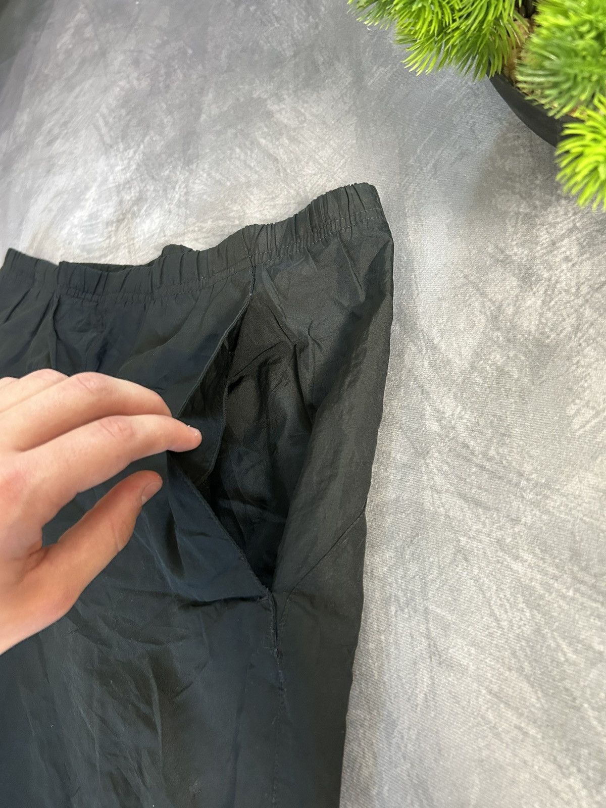 Nike Nike Vintage Black Trackpants-Reflective Zip Cuffs Y2K 90s Size US 34 / EU 50 - 11 Thumbnail