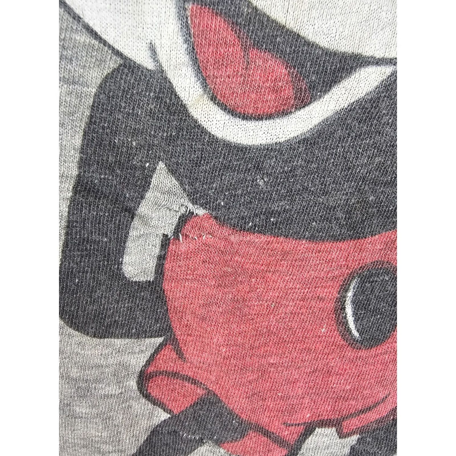 Disney VINTAGE 70' DISNEY MICKEY MOUCE GRAY RINGER T-SHIRT SZ XSMALL Men Size US XS / EU 42 / 0 - 5 Thumbnail