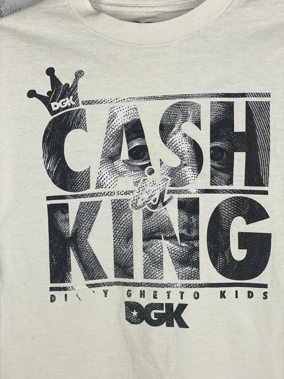 DGK × Rap Tees vintage dgk dirty ghetto kids Cash is king logo tee Size US M / EU 48-50 / 2 - 4 Thumbnail