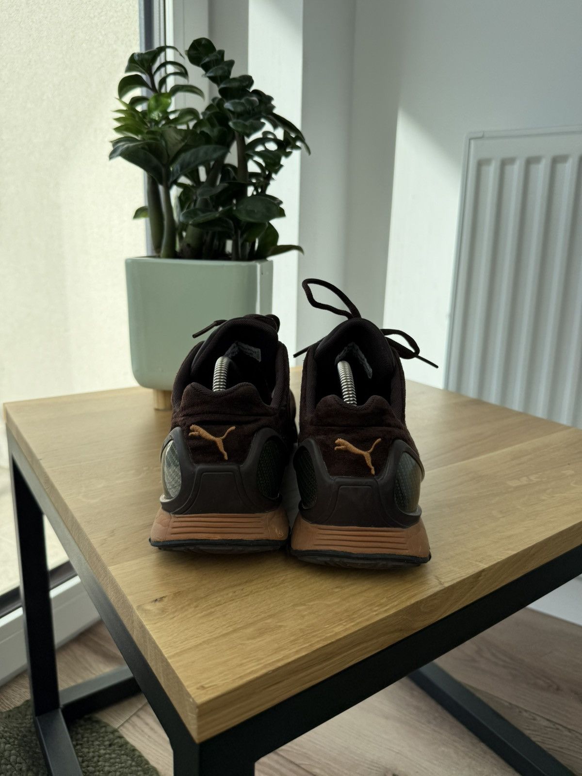 Puma Puma Ouninpihja vintage avant garde brown sneakers shoes 90s Size US 10.5 / EU 43-44 - 10 Thumbnail