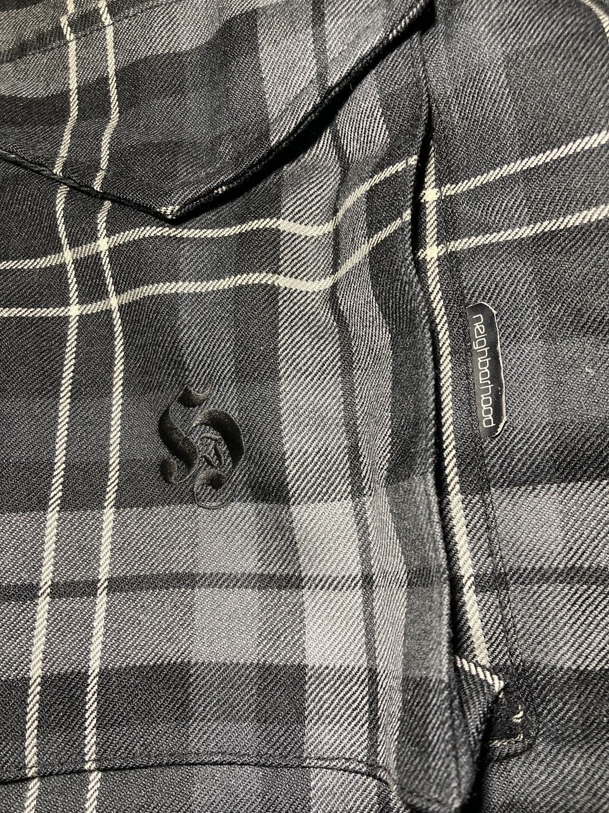 Bape × Neighborhood 2004 Bape Neighborhood Fleece Lined Plaid Jacket OG Vintage Size US M / EU 48-50 / 2 - 2 Thumbnail