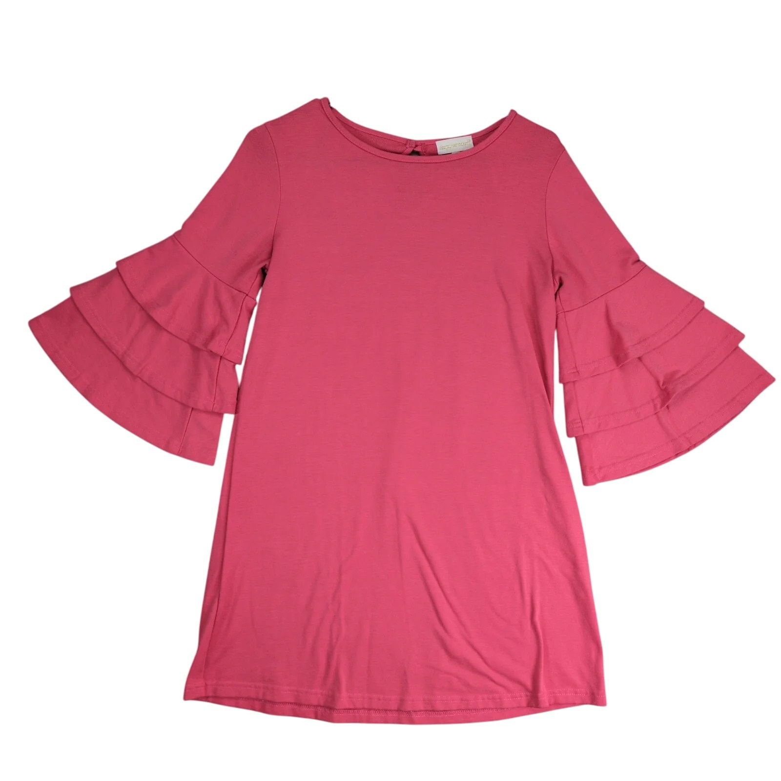 Other Simply Southern Pink Ruffle Bell Sleeve Dress Sz S Casual Size S / US 4 / IT 40 - 1 Thumbnail