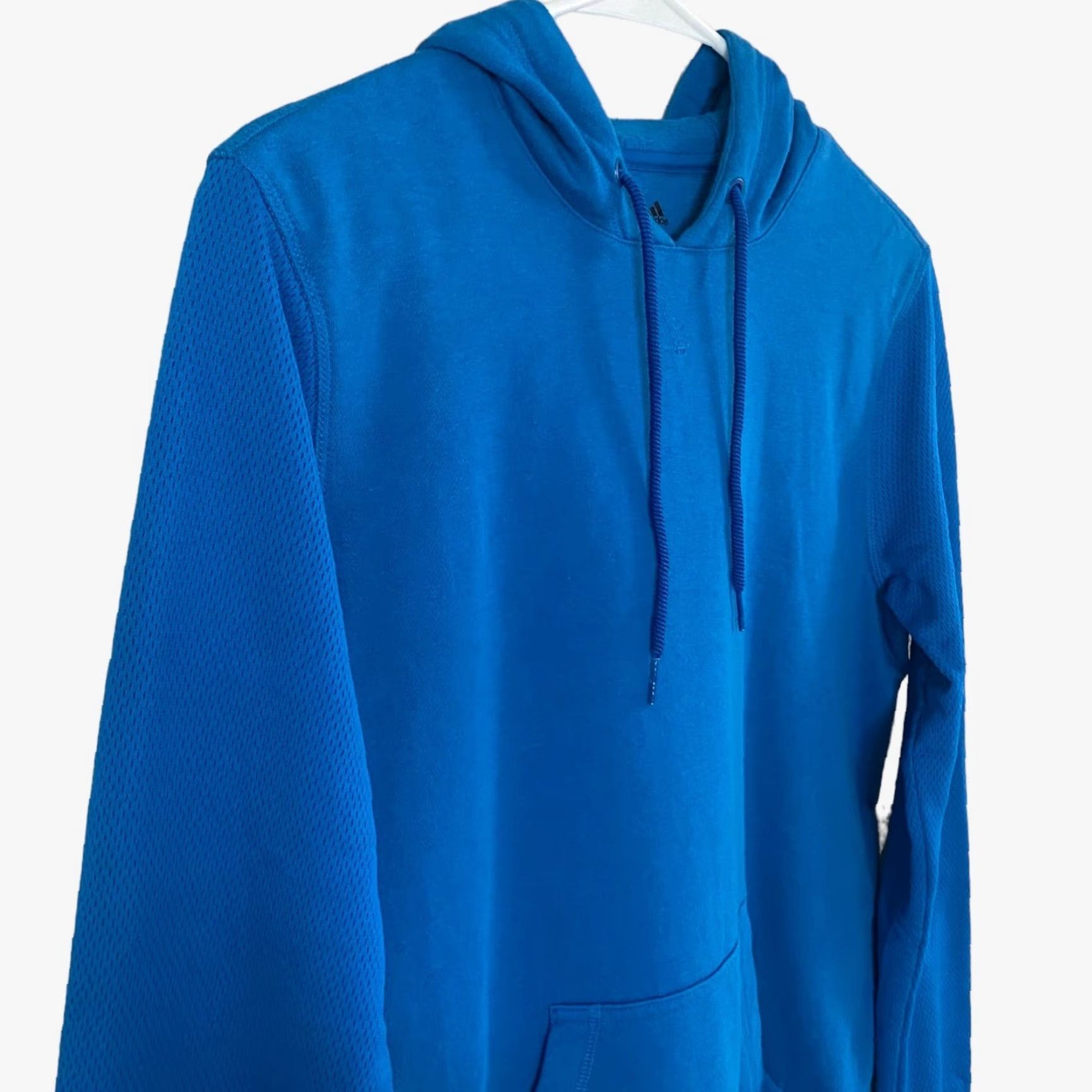 Adidas Adidas Hoodie Sweatshirt Womens Medium Blue Long Sleeve Athleisure Wear Size M / US 6-8 / IT 42-44 - 4 Thumbnail