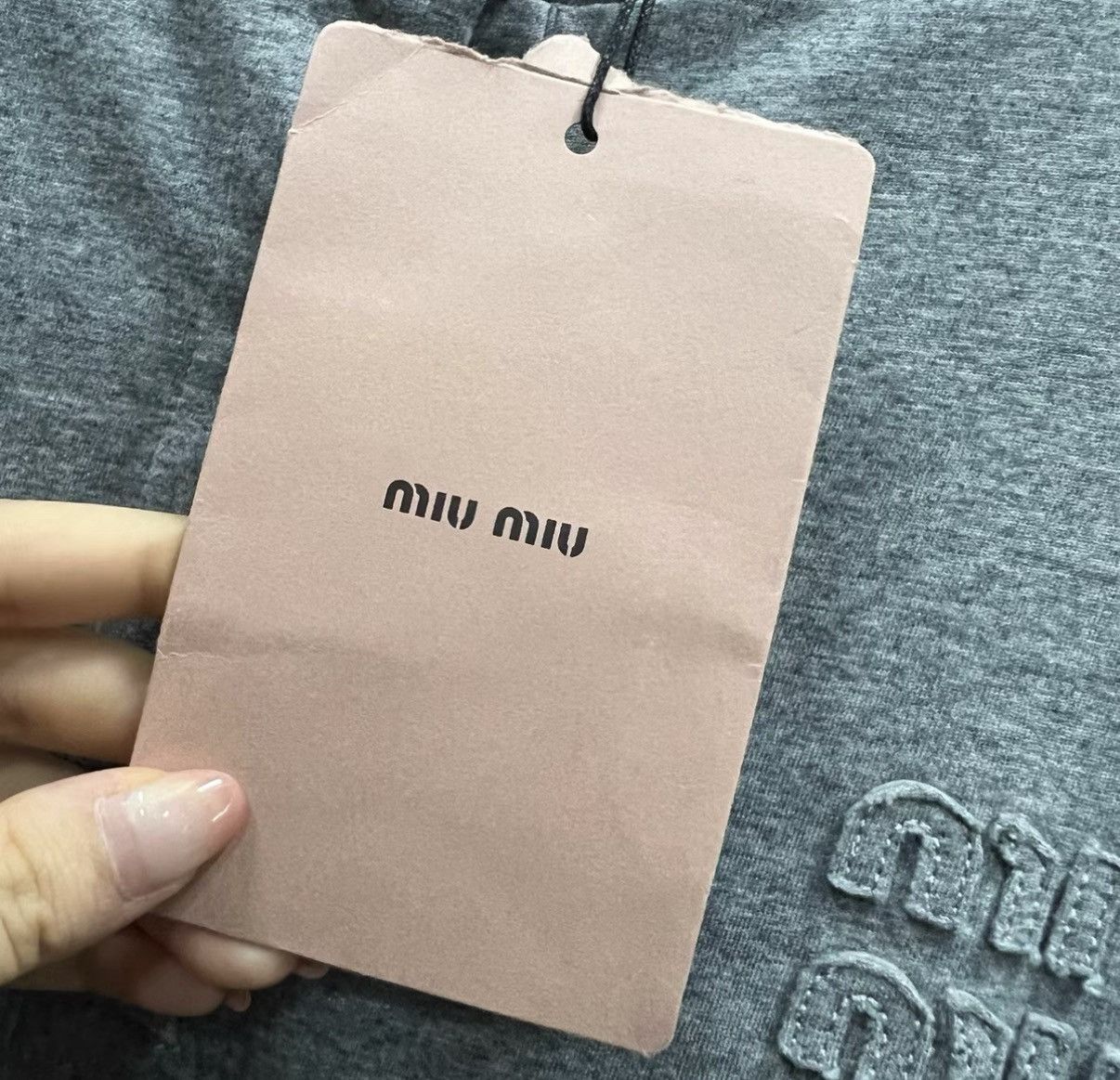 Miu Miu Miu Miu Color-block Embroidered Logo Long Sleeve J41 Size US L / EU 52-54 / 3 - 4 Thumbnail