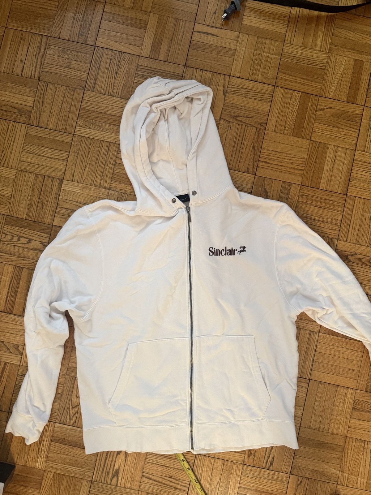 Sinclair Global Sinclair White Zip-Up Hoodie Size US L / EU 52-54 / 3 - 1 Thumbnail