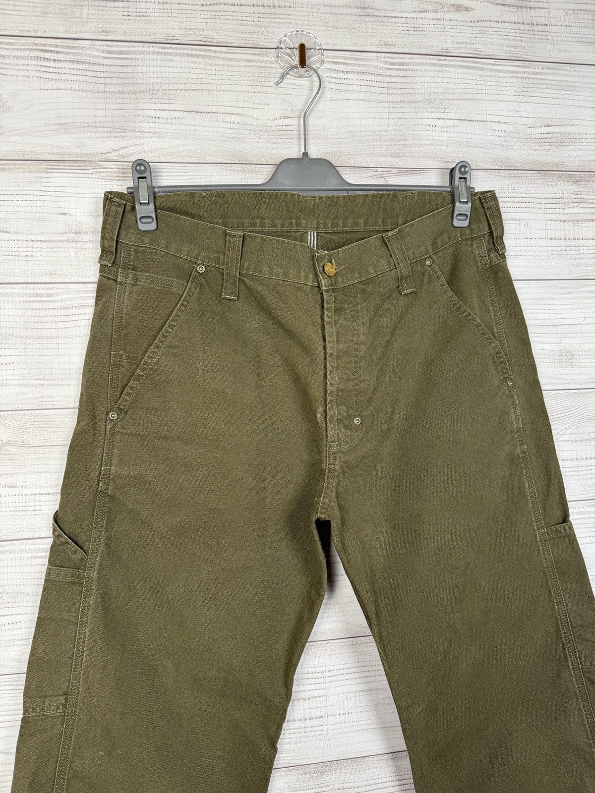 Carhartt Vintage Carhartt Cargo Work Pant Olive Size US 32 / EU 48 - 3 Thumbnail
