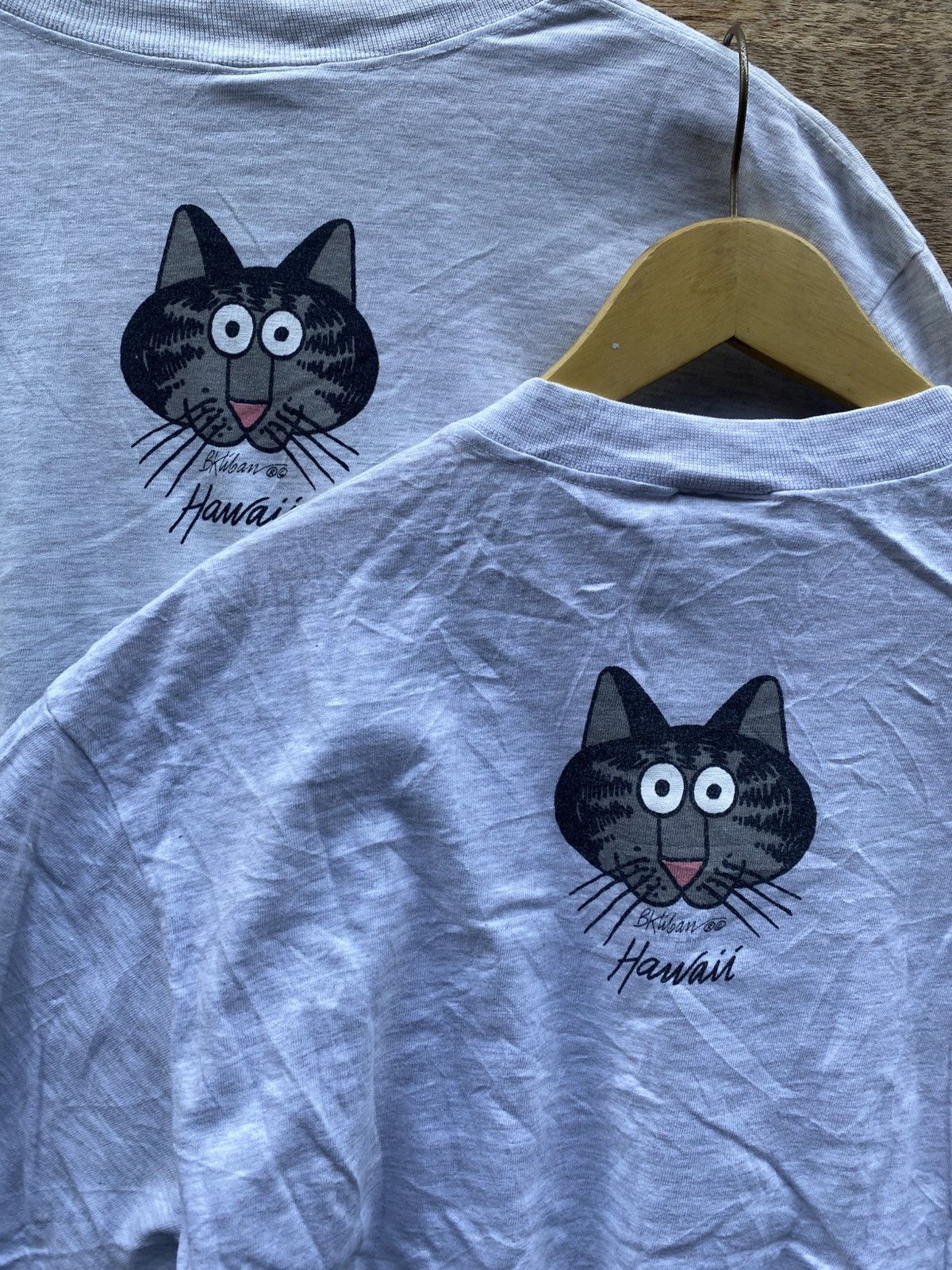 Vintage Both vintage 70s crazy shirts hawaii b.kliban deadcat tshirt Size US M / EU 48-50 / 2 - 4 Thumbnail