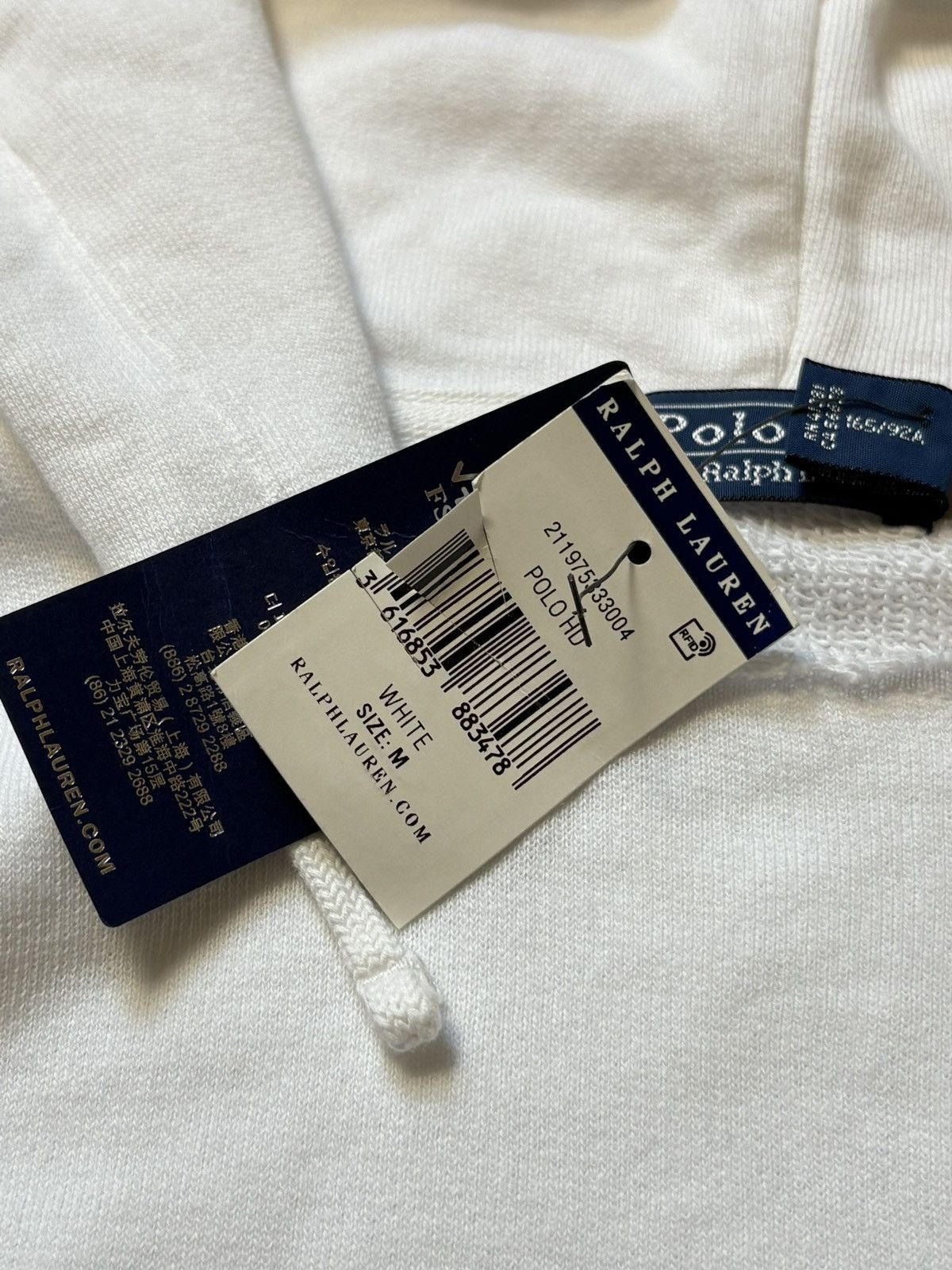 Polo Ralph Lauren White Oversized Cotton Sweatshirt Ralph Lauren Women’s M Size M / US 6-8 / IT 42-44 - 5 Thumbnail