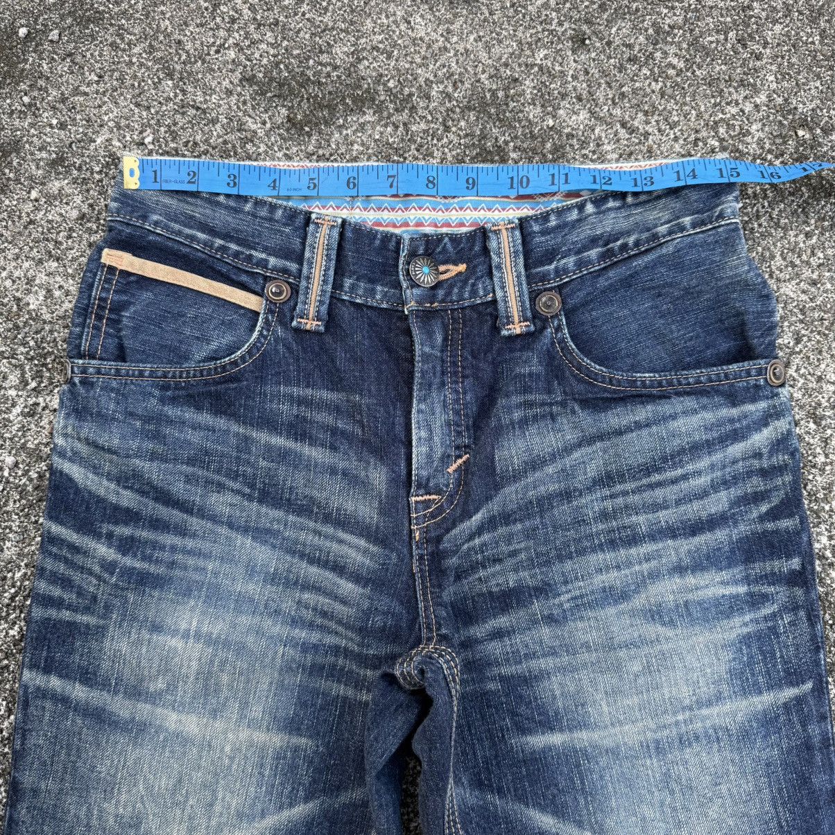Edwin VINTAGE EDWIN FLARE DENIM FADED JEAN PANTS Size US 30 / EU 46 - 6 Thumbnail
