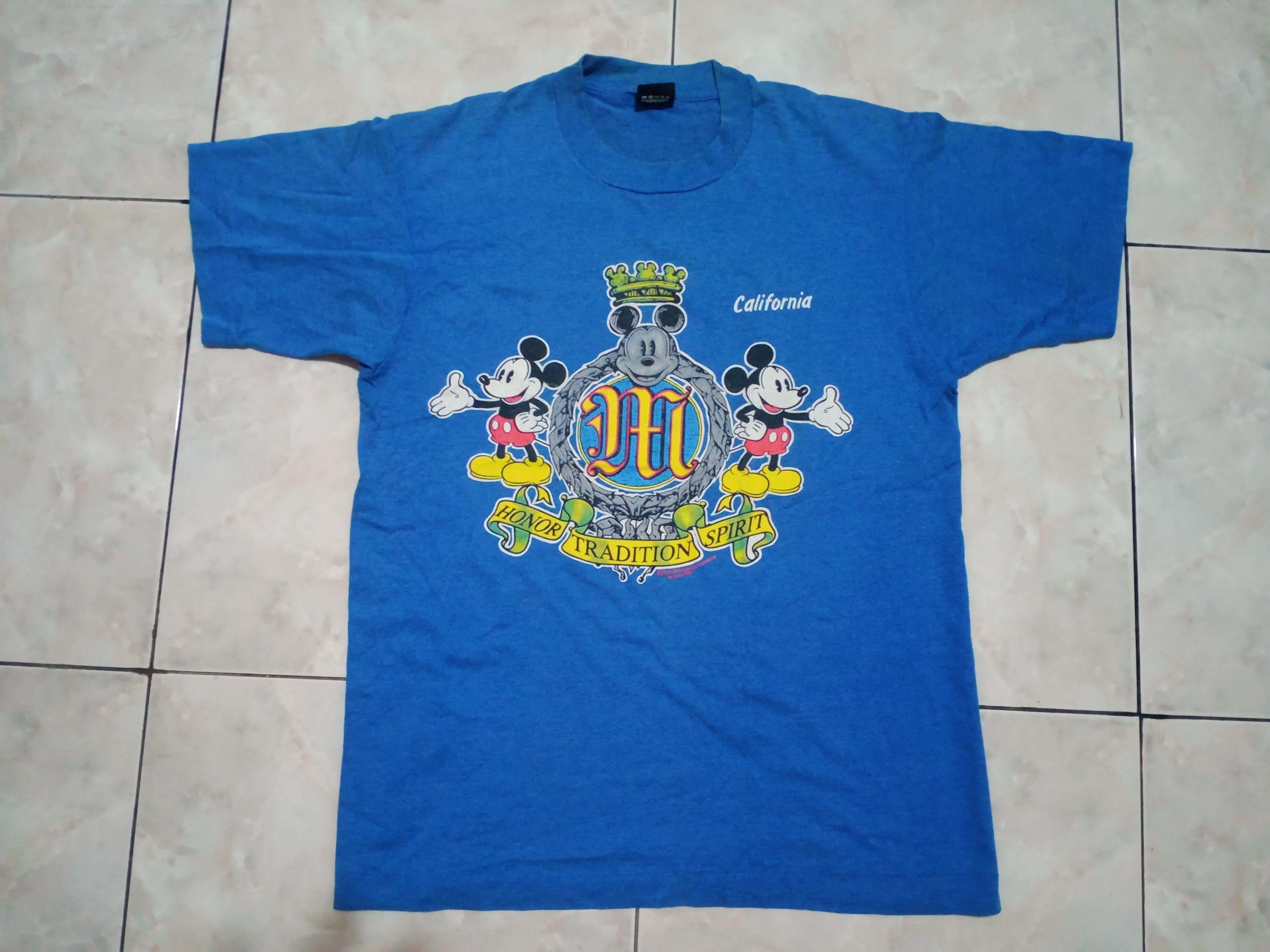Disney Sherry's Best MICKEY MOUSE Honor Tradition Spirit CALIFORNIA Size US L / EU 52-54 / 3 - 1 Thumbnail