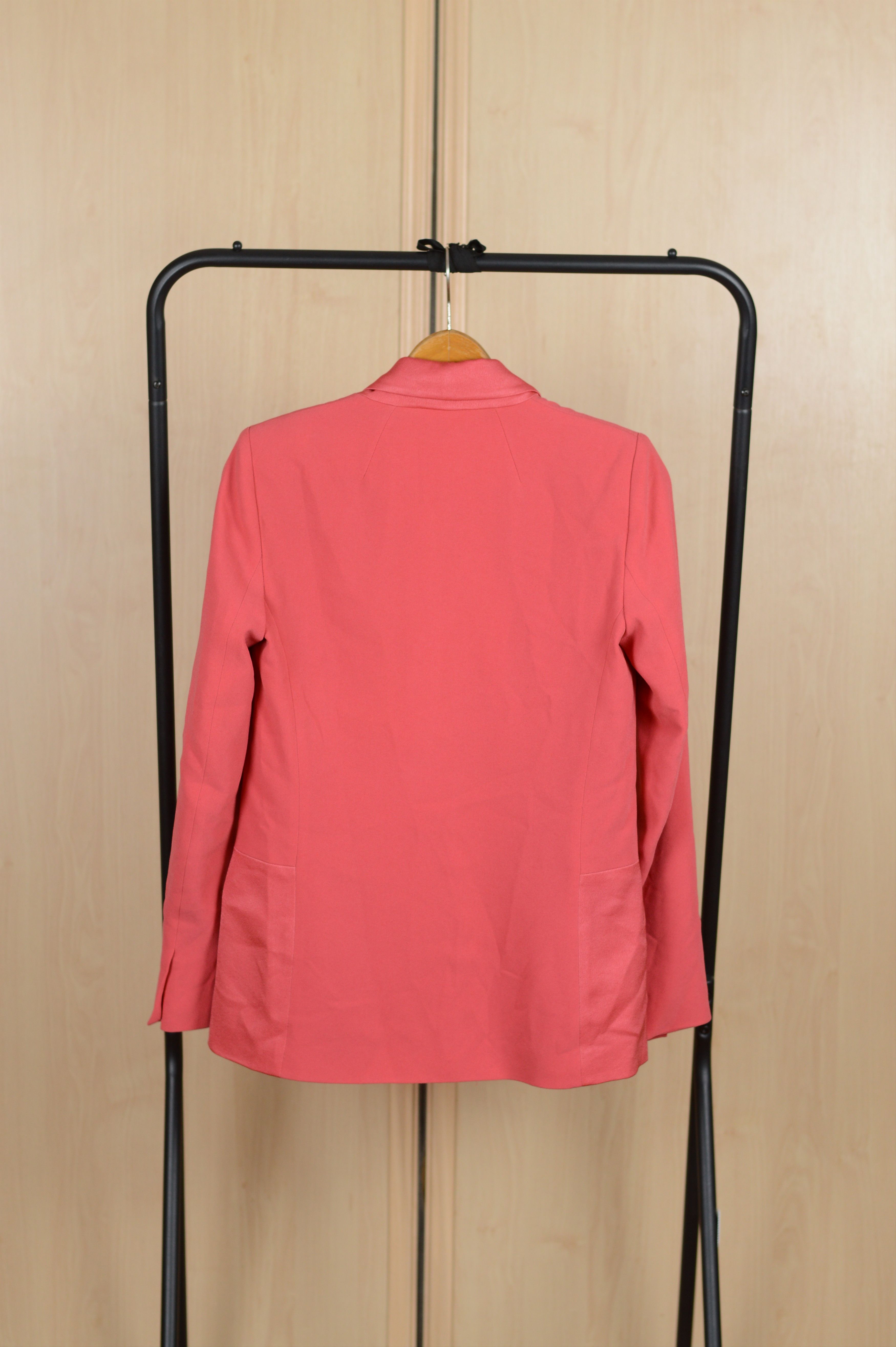 Maje Maje One Button Pink Blazer With Zippers Size XS / US 0-2 / IT 36-38 - 5 Thumbnail