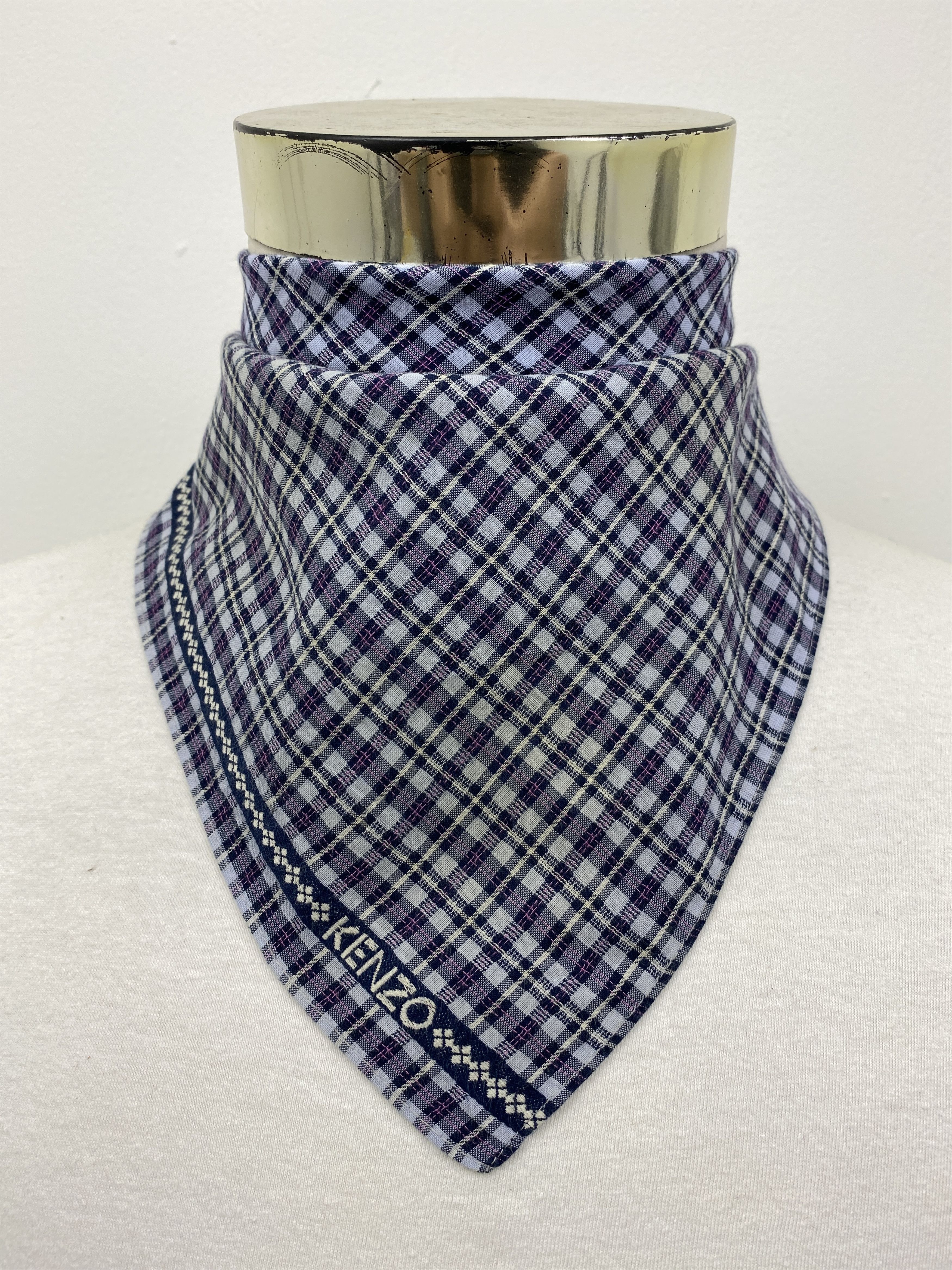 Kenzo × Vintage Kenzo Handkerchief / Bandana / Neckerchief HKC0321 Size ONE SIZE - 2 Thumbnail