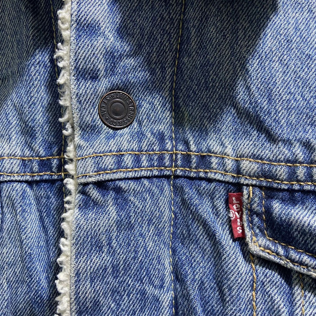 Levi's × Levi's Made & Crafted × Levi's Vintage Clothing Levi’s Denim Trucker Jacket Sherpa Size US XL / EU 56 / 4 - 4 Thumbnail