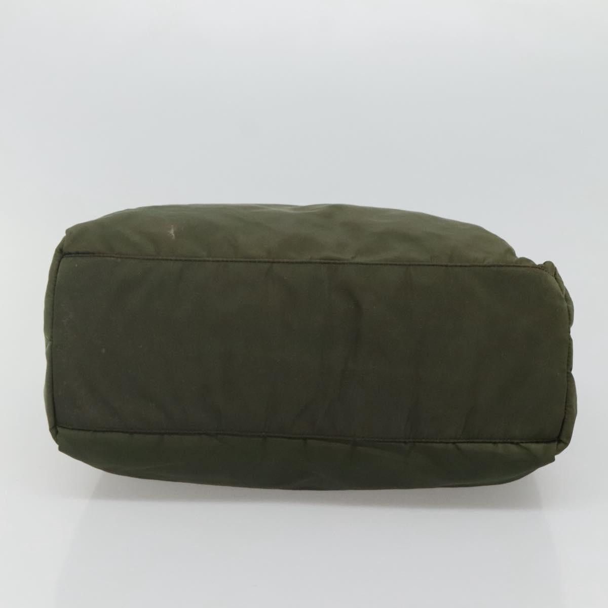 Prada PRADA Hand Bag Nylon Khaki Silver Size ONE SIZE - 9 Thumbnail