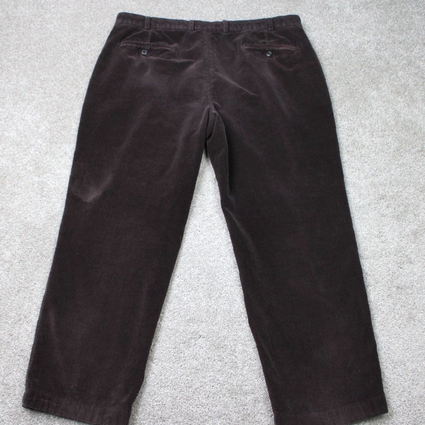 Brooks Brothers Brooks Brothers 346 Pants Mens 42x30 Brown Cotton Corduroy Flat Front Dress Pants Regular Pockets Solid Vintage No Size US 42 / EU 58 - 5 Thumbnail