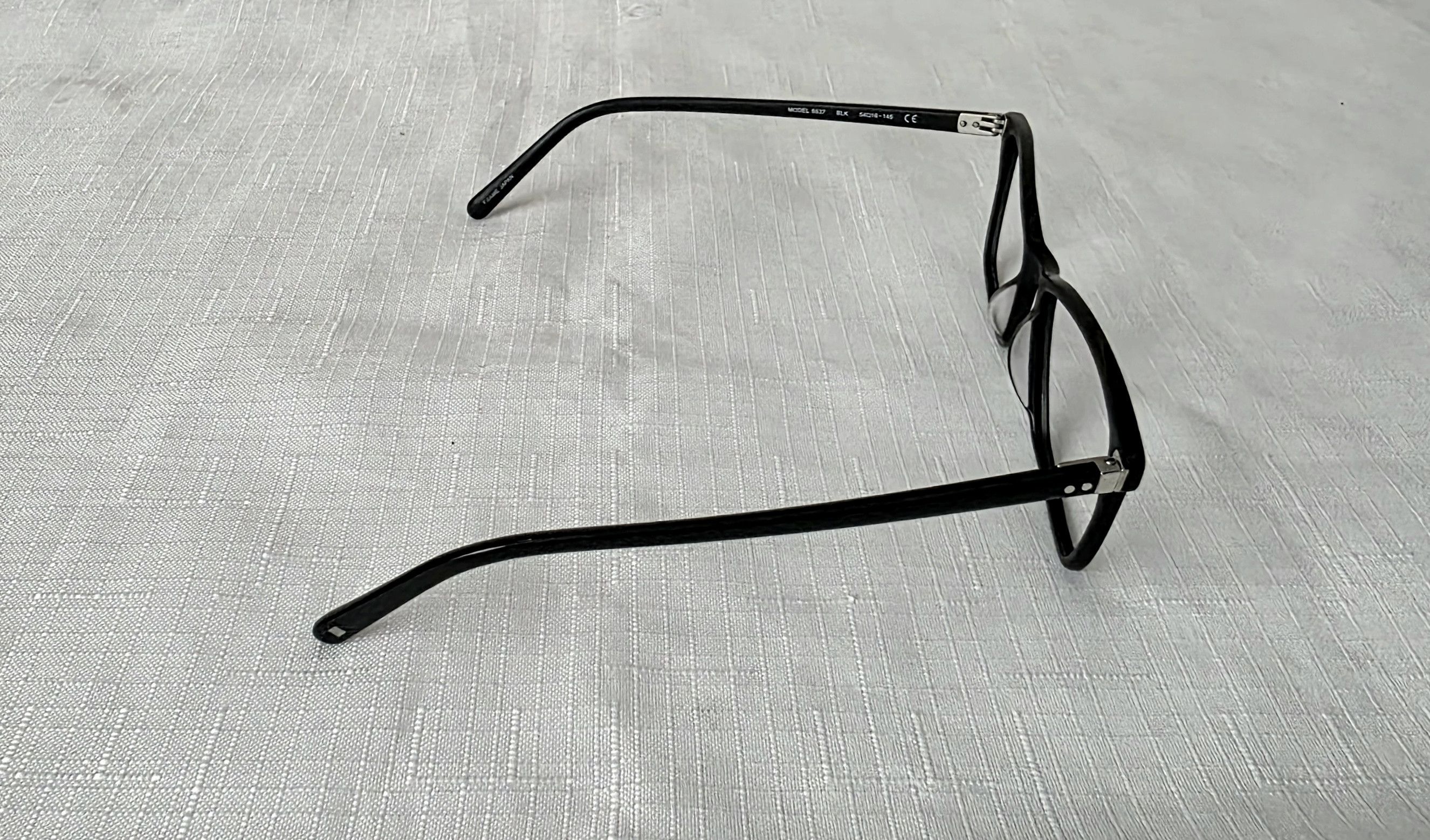 Other Modo Eyeglasses Model 6537 Handmade Japan Frames Only Black Size ONE SIZE - 9 Thumbnail