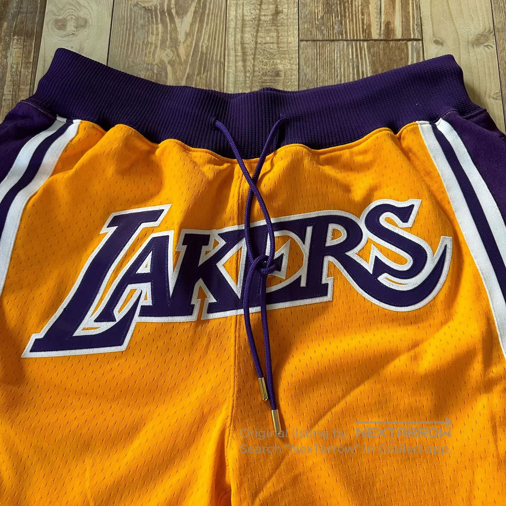 Just Don NBA Lakers Mesh Shorts. Size US 30 / EU 46 - 4 Thumbnail