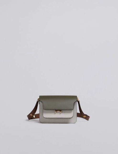 Marni o1w1db11024 Size: OS / Small Trunk Leather Shoulder Bag Size ONE SIZE - 1 Thumbnail