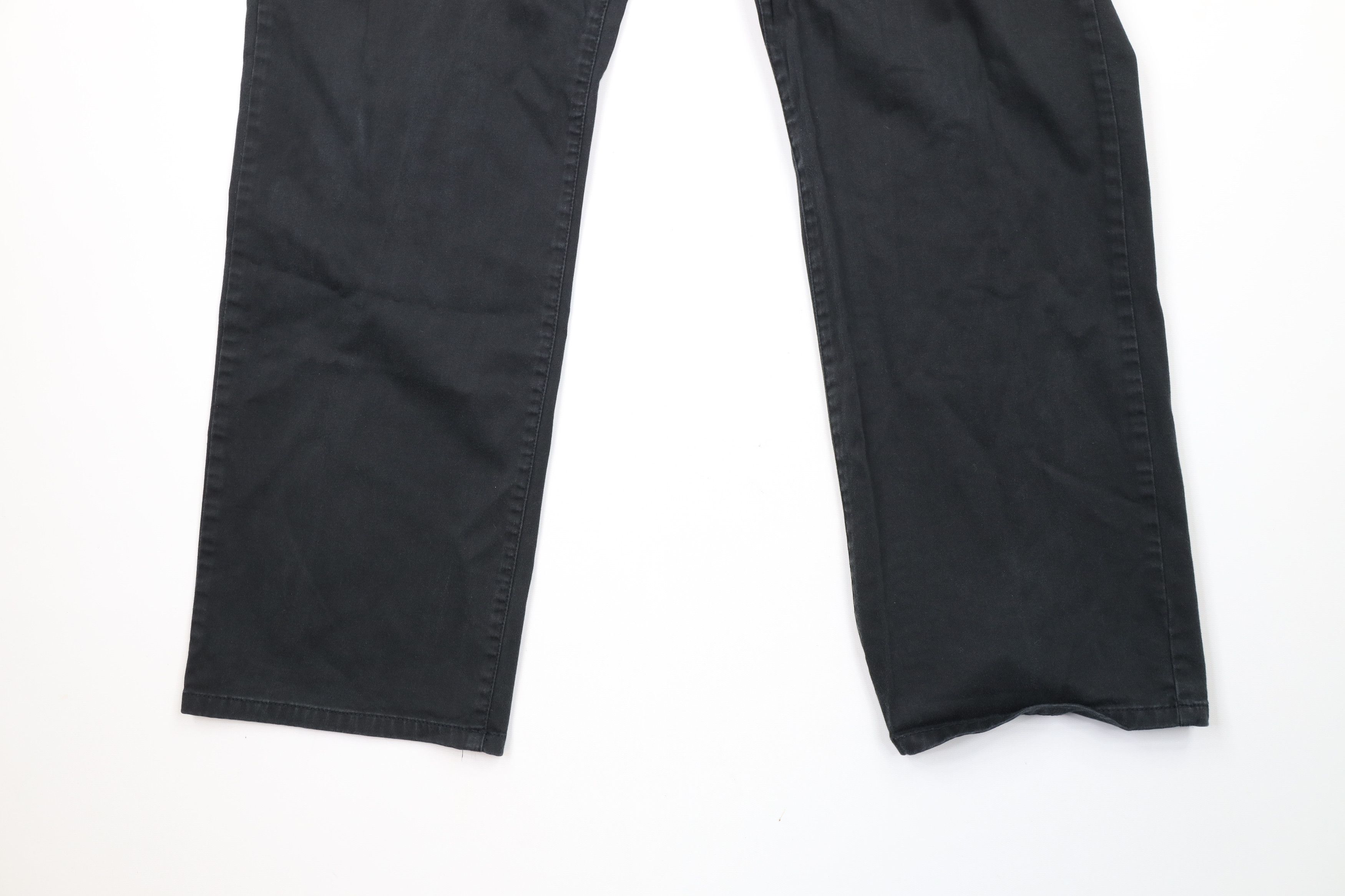 Armani Exchange × Vintage Vintage Armani Exchange Spell Stretch Wide Leg Pants Black Size US 36 / EU 52 - 4 Thumbnail