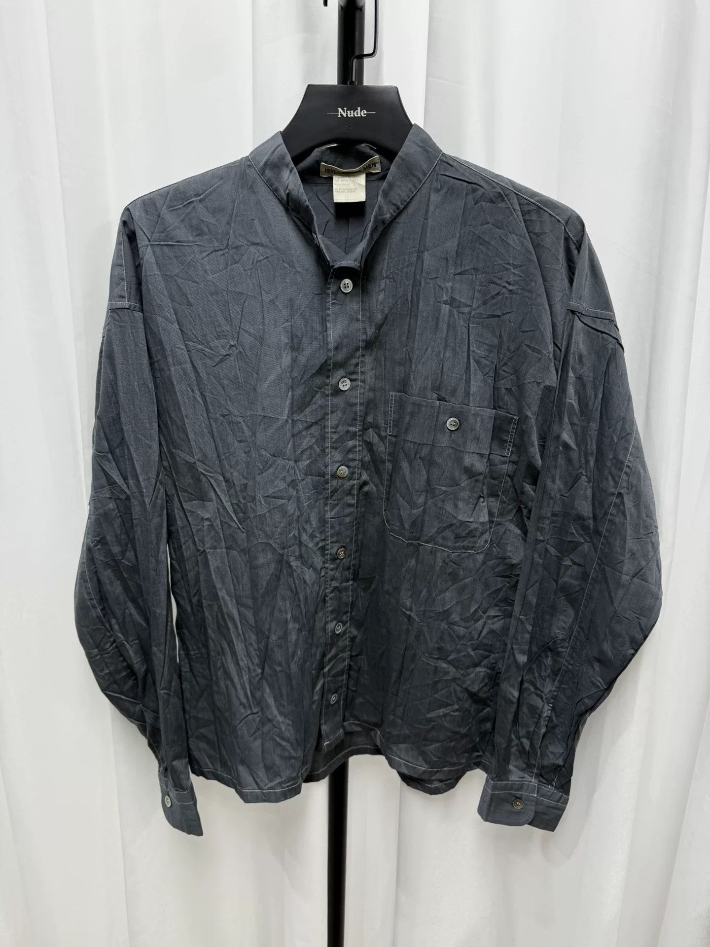 Issey Miyake Issey Miyake Striped Pleated Shirt Size US M / EU 48-50 / 2 - 1 Thumbnail