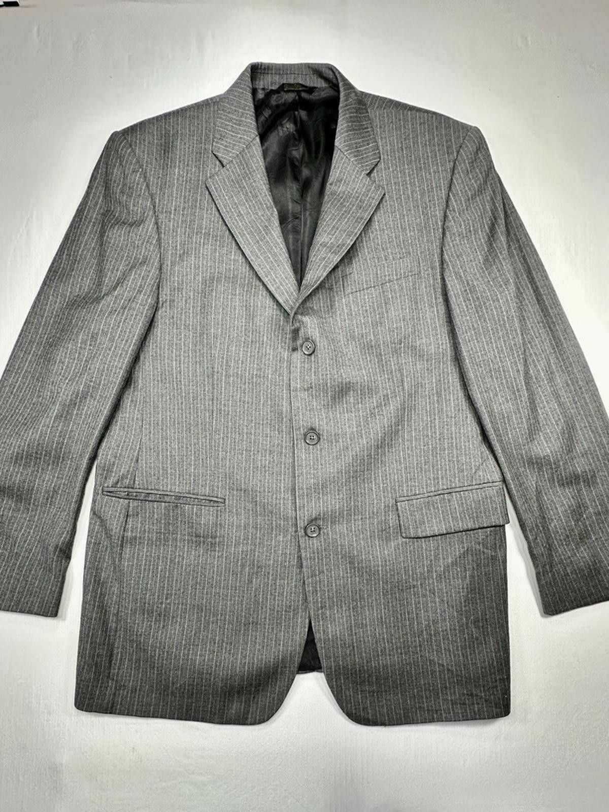 Banana Republic Banana Republic Vintage Wool/Cashmere Modern Jacket Gray 44R Size 44R - 1 Thumbnail
